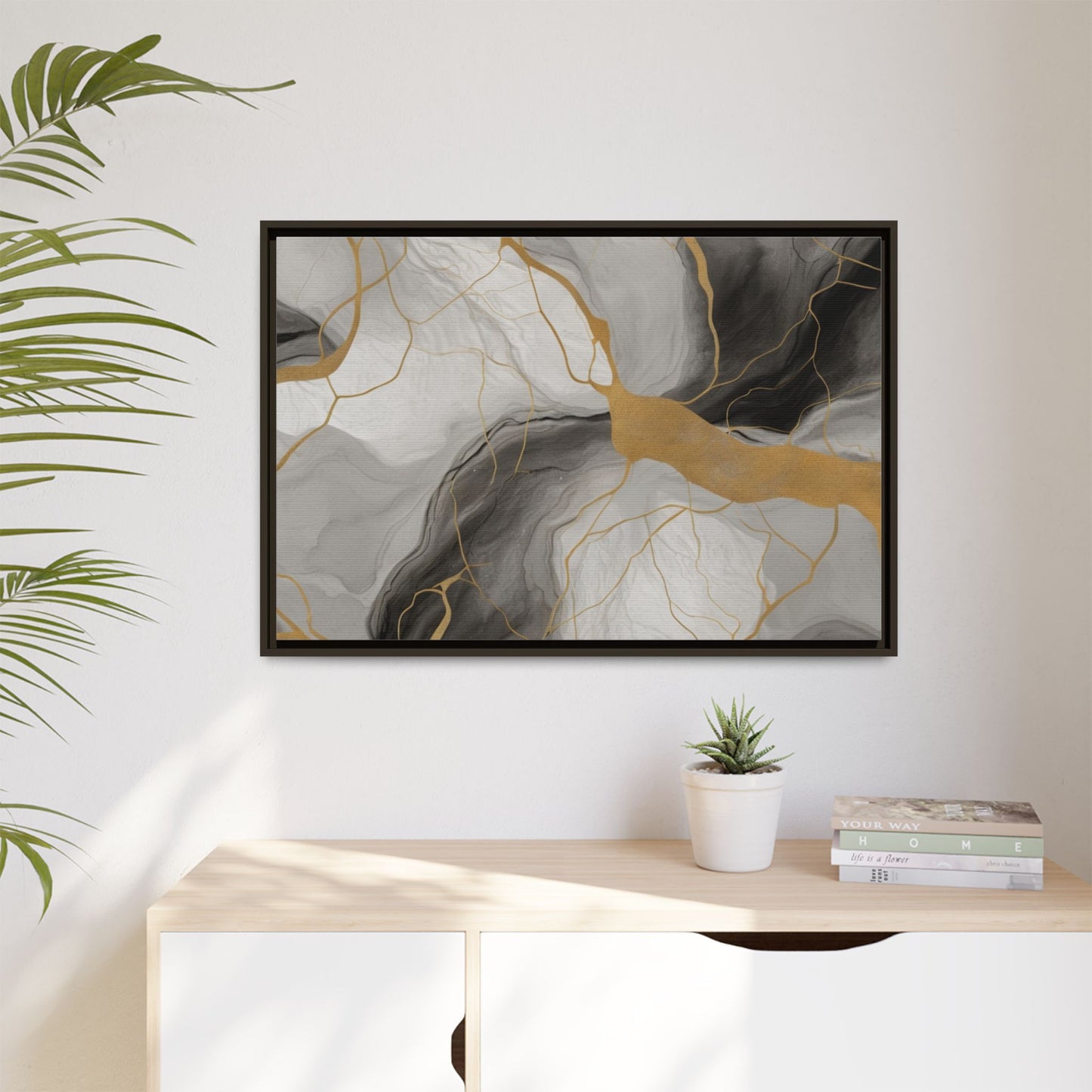 Matte Canvas, Framed (Multi-color)