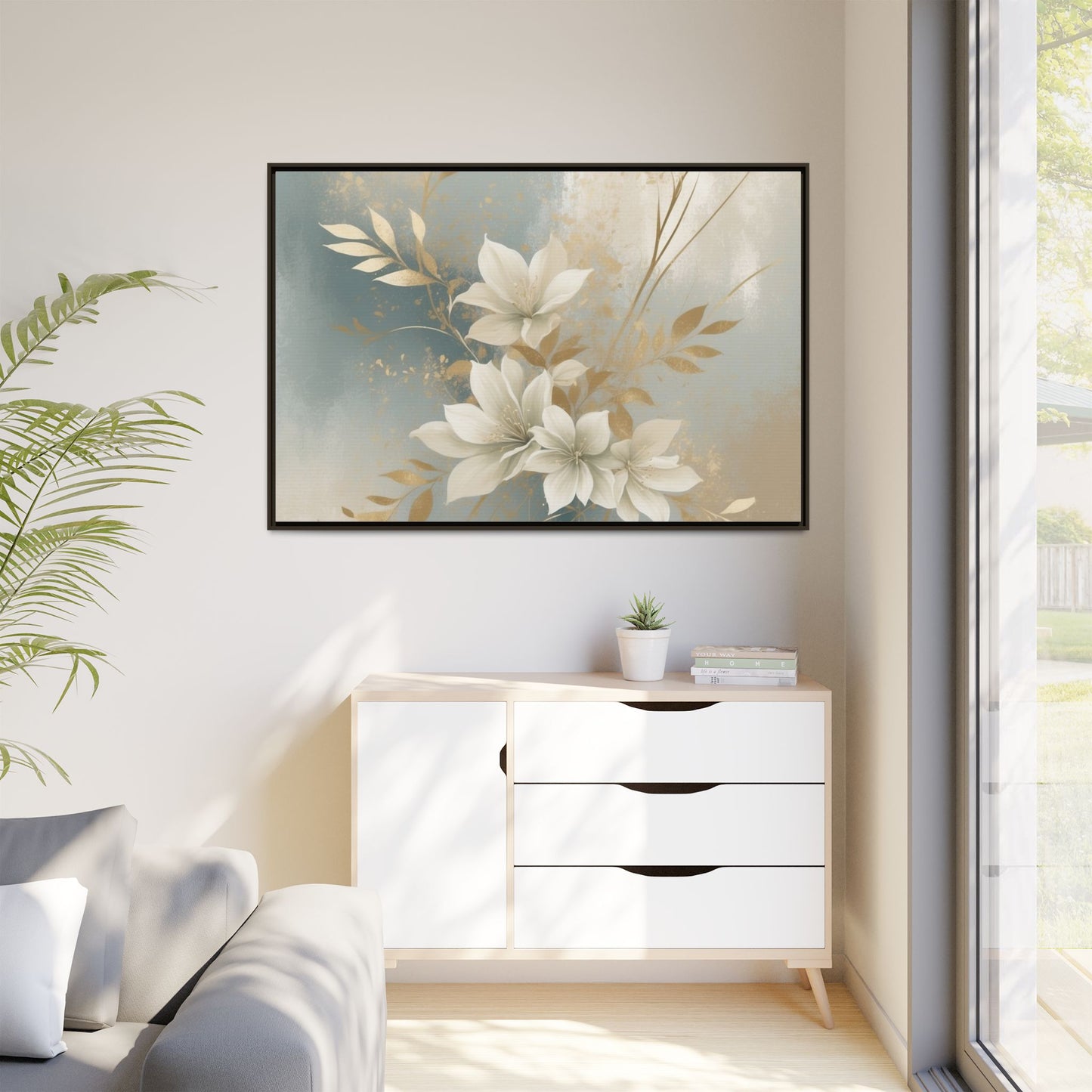 Matte Canvas, Framed (Multi-color)