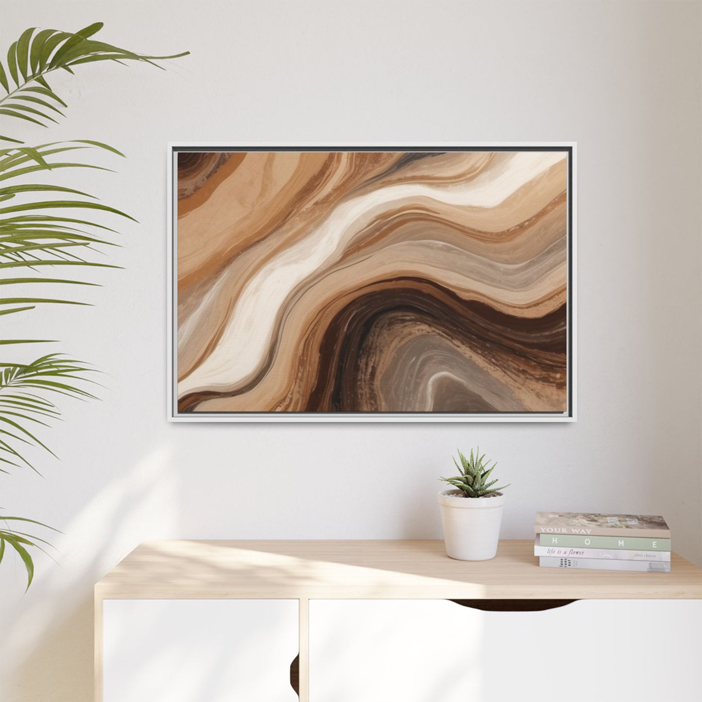 Matte Canvas, Framed (Multi-color)