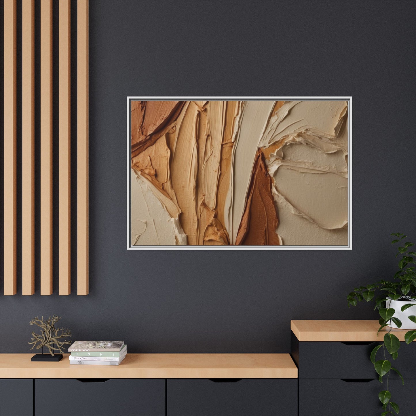Matte Canvas, Framed (Multi-color)