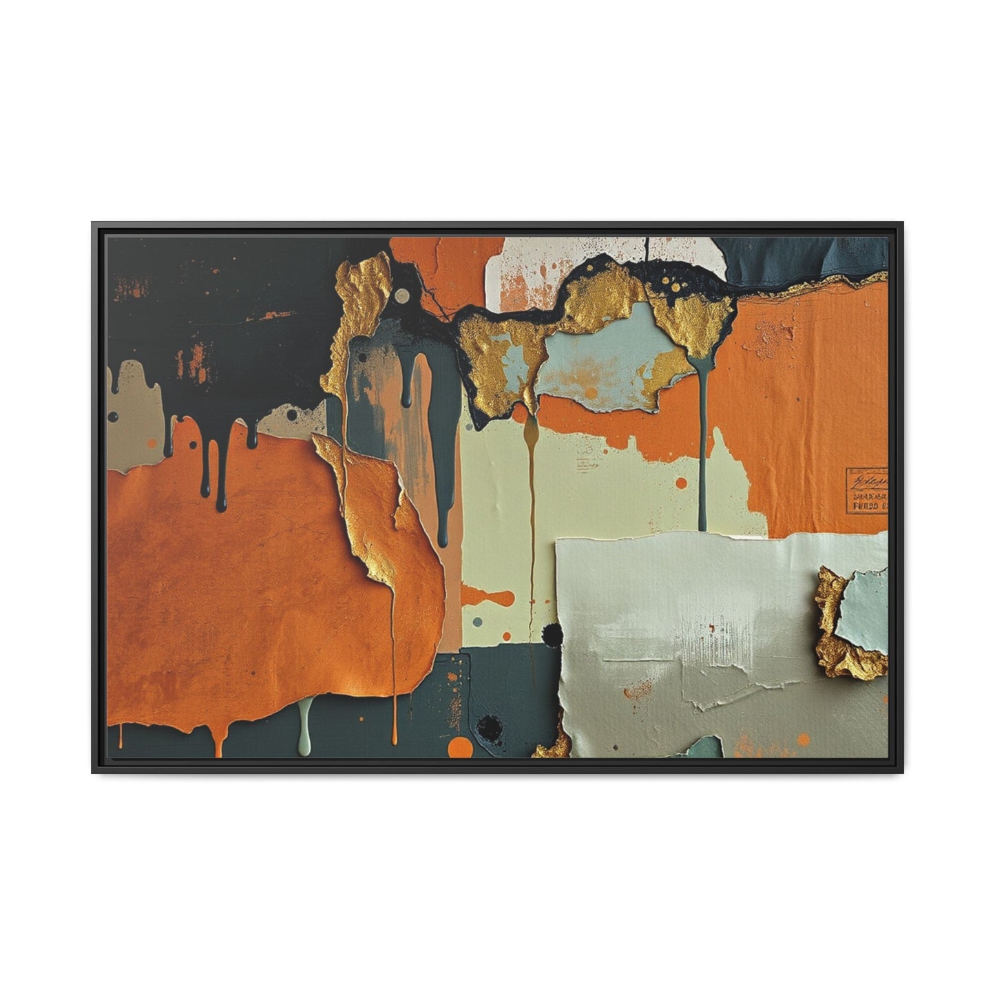 Matte Canvas, Framed (Multi-color)