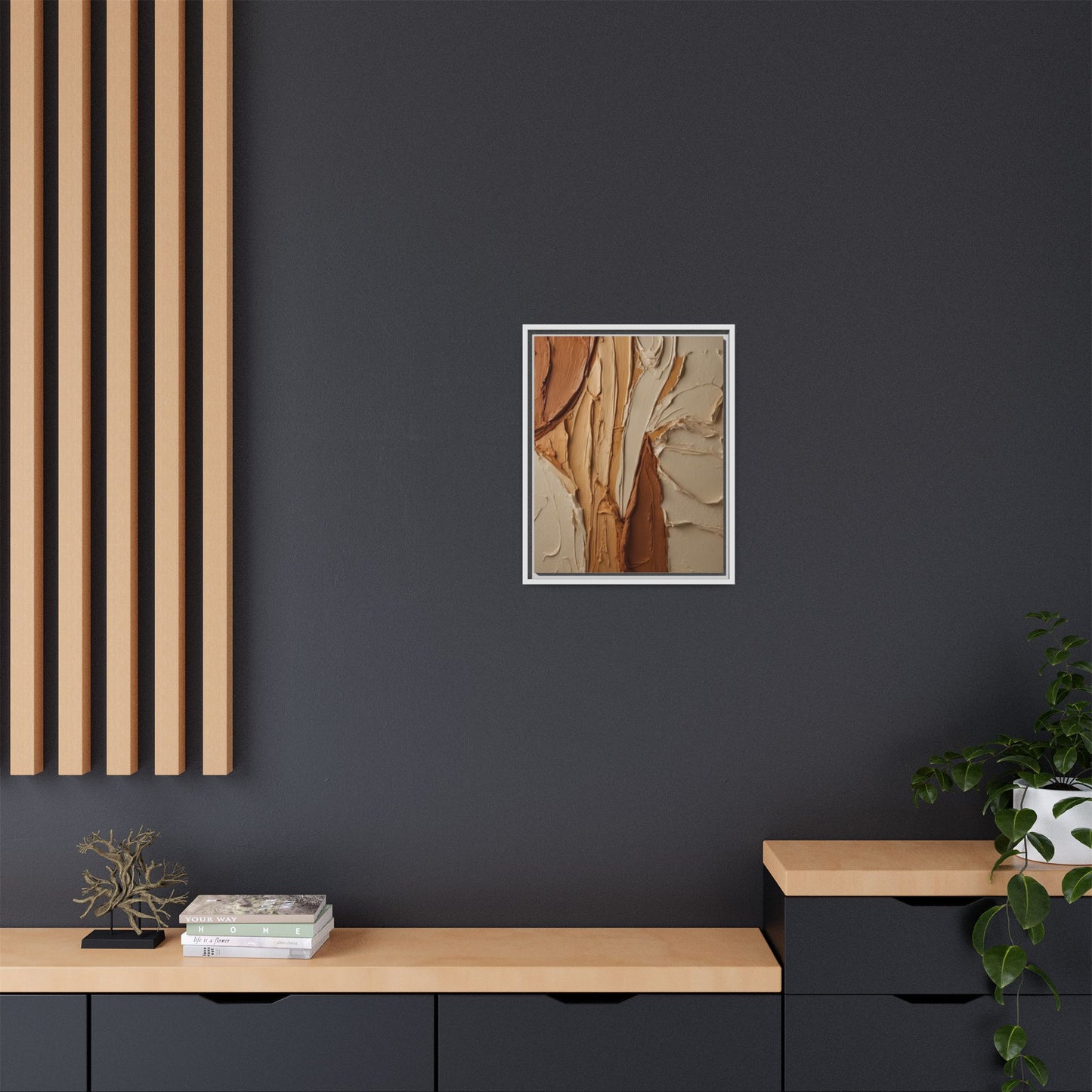 Matte Canvas, Framed (Multi-color)