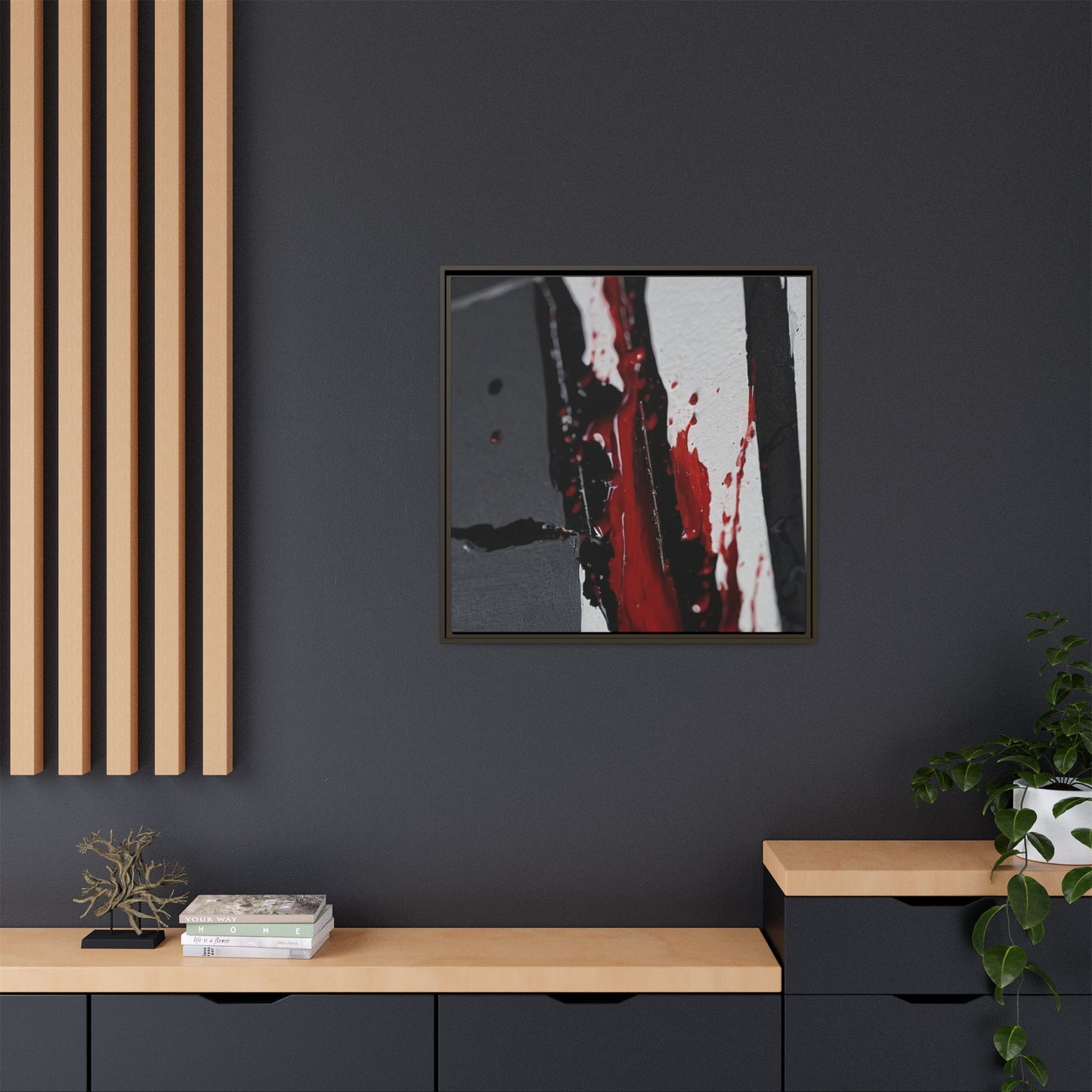 Matte Canvas, Framed (Multi-color)