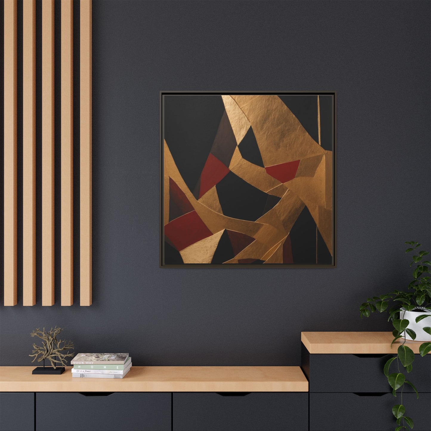 Matte Canvas, Framed (Multi-color)