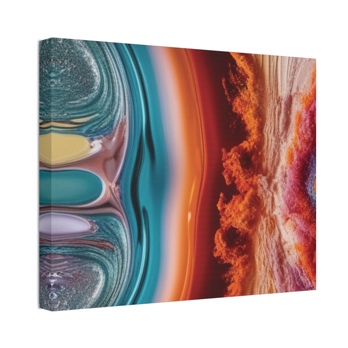 Stunning Abstract Canvas Art - 15" Stretched Wall Decor