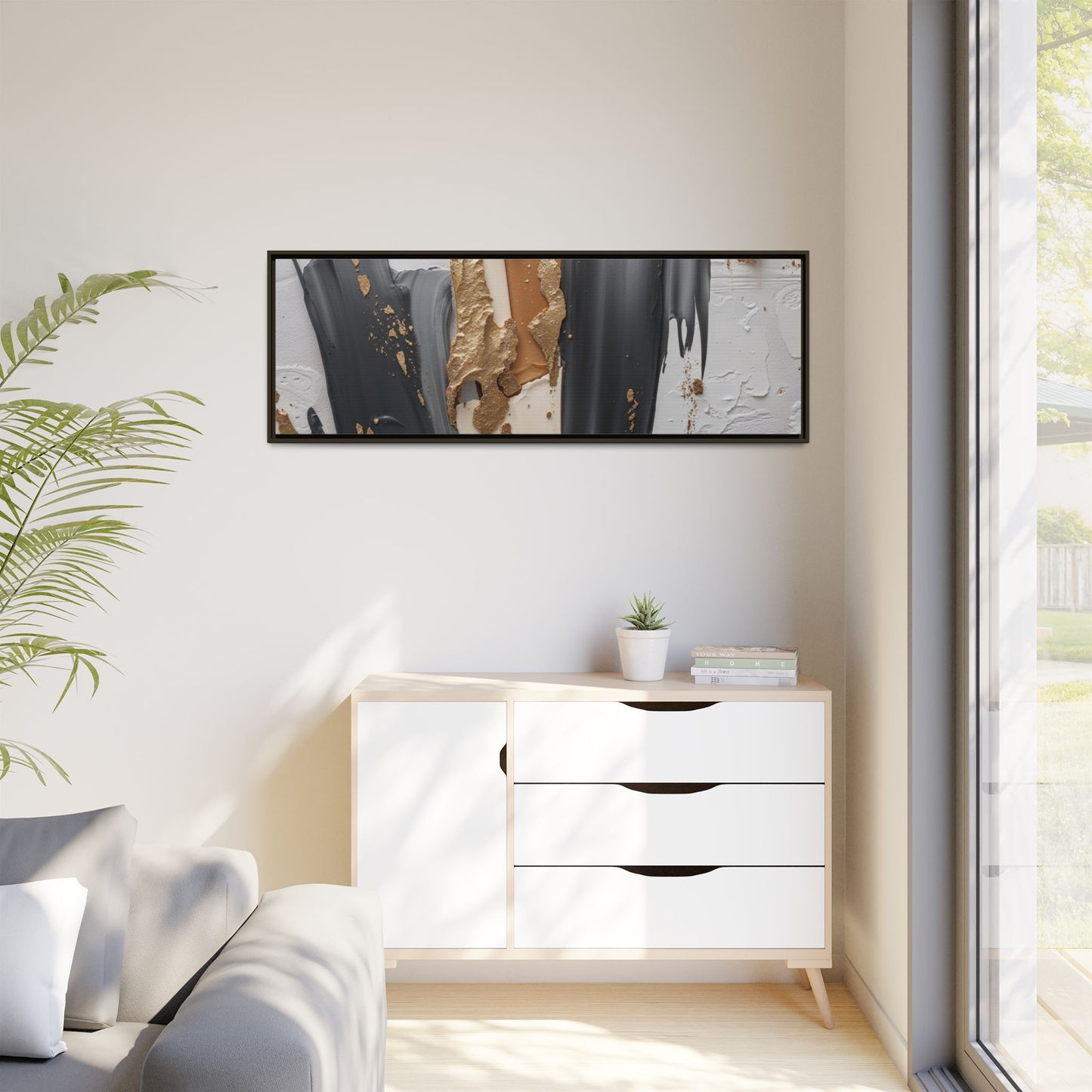 Matte Canvas, Framed (Multi-color)