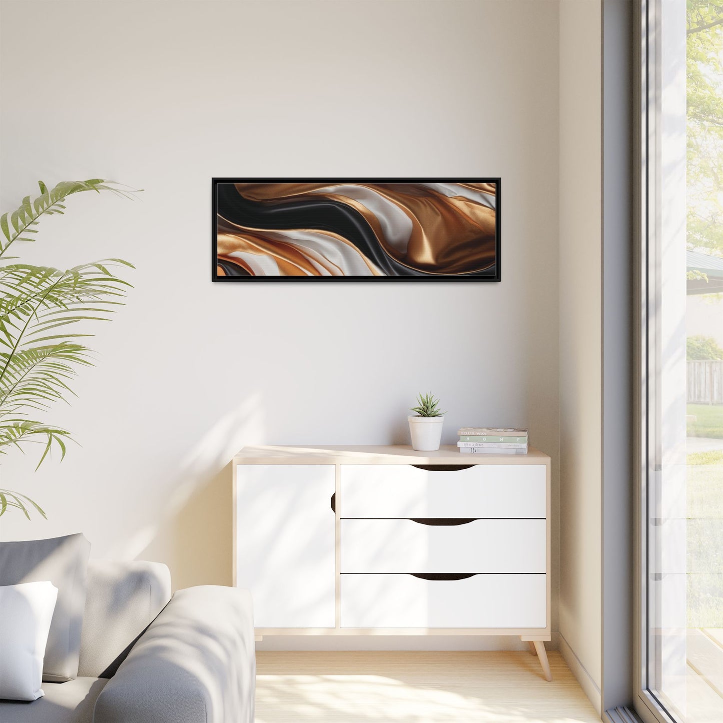 Matte Canvas, Framed (Multi-color)