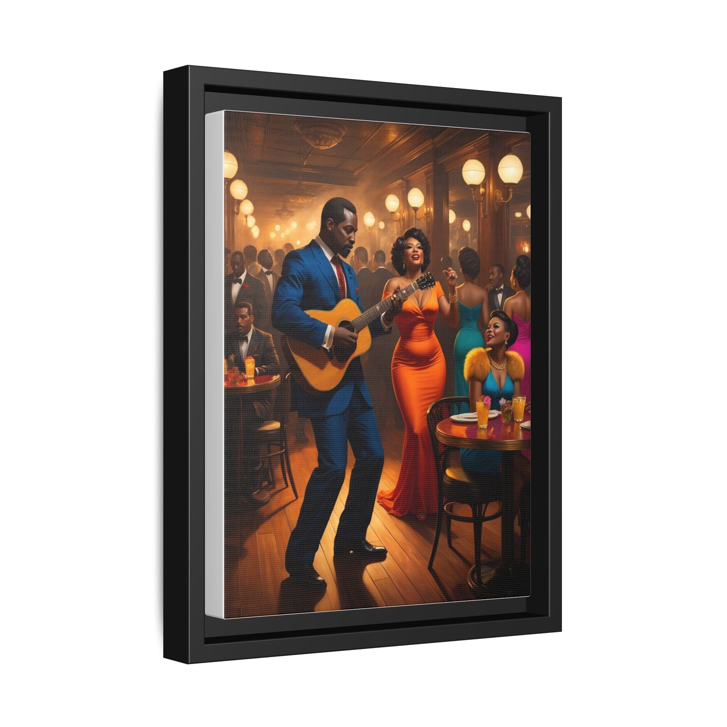 Matte Canvas, Framed (Multi-color)