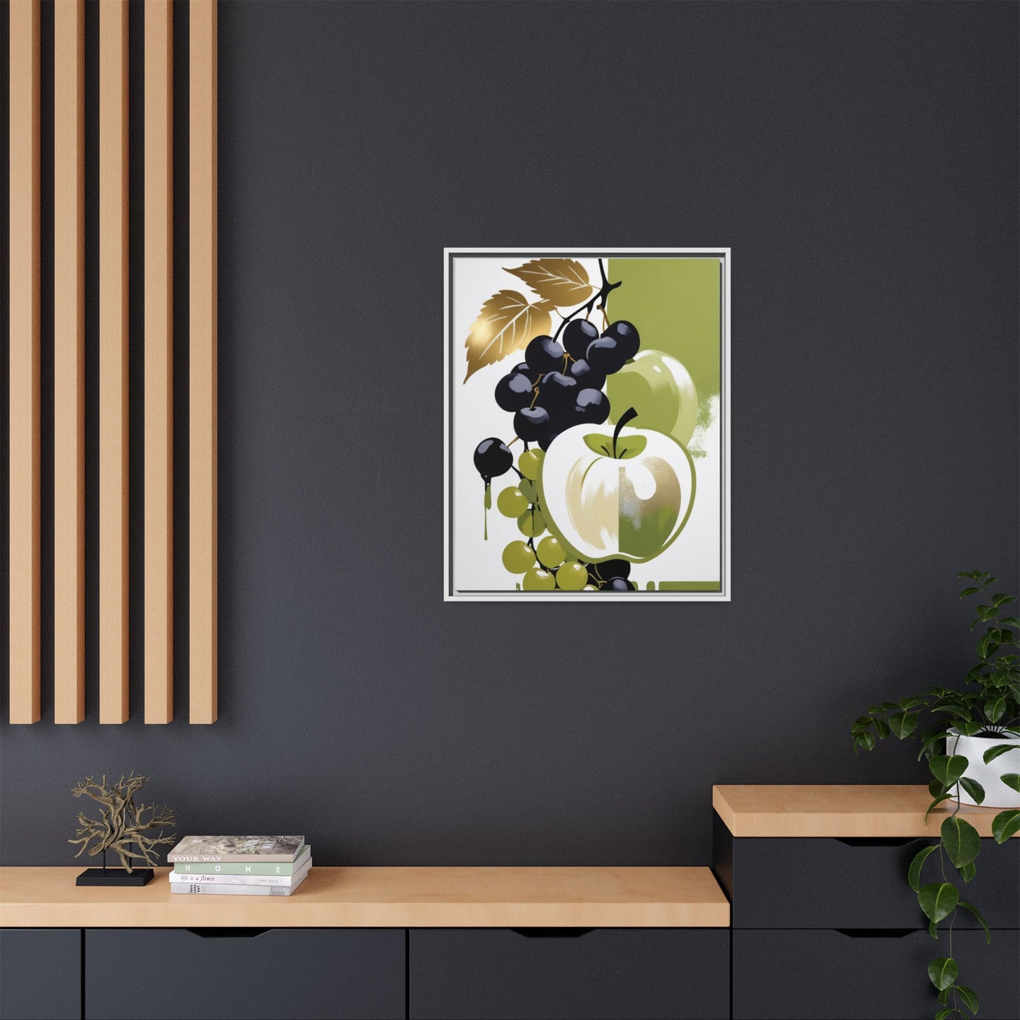 Matte Canvas, Framed (Multi-color)