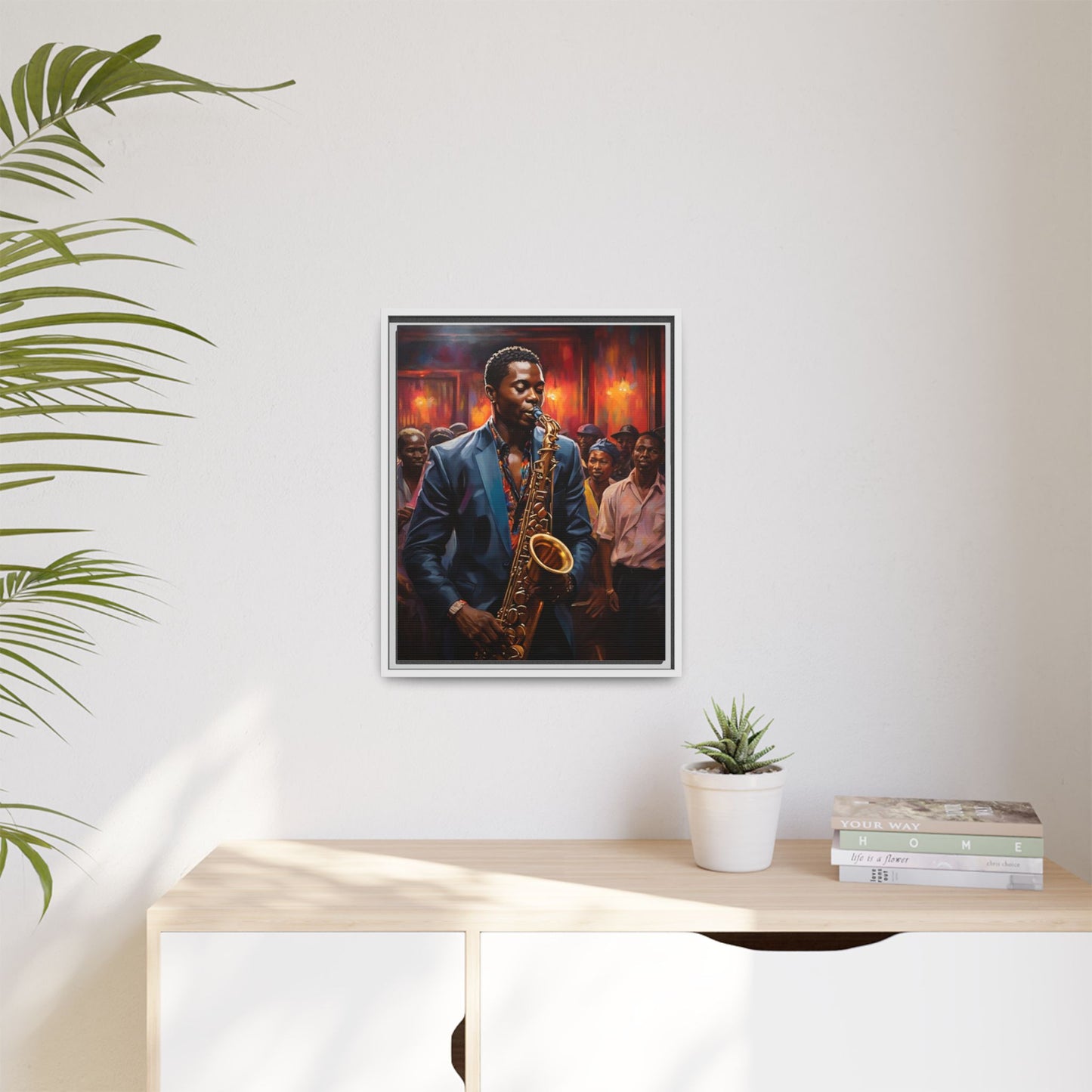 Matte Canvas, Framed (Multi-color)
