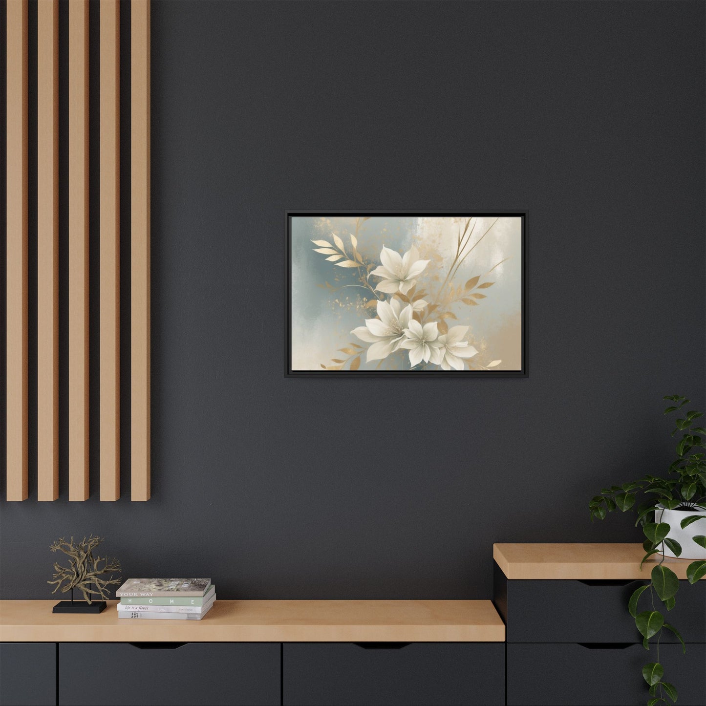 Matte Canvas, Framed (Multi-color)