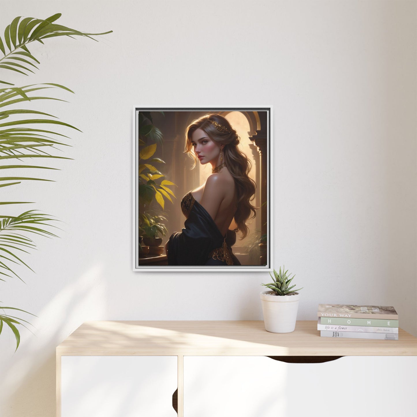 Matte Canvas, Framed (Multi-color)