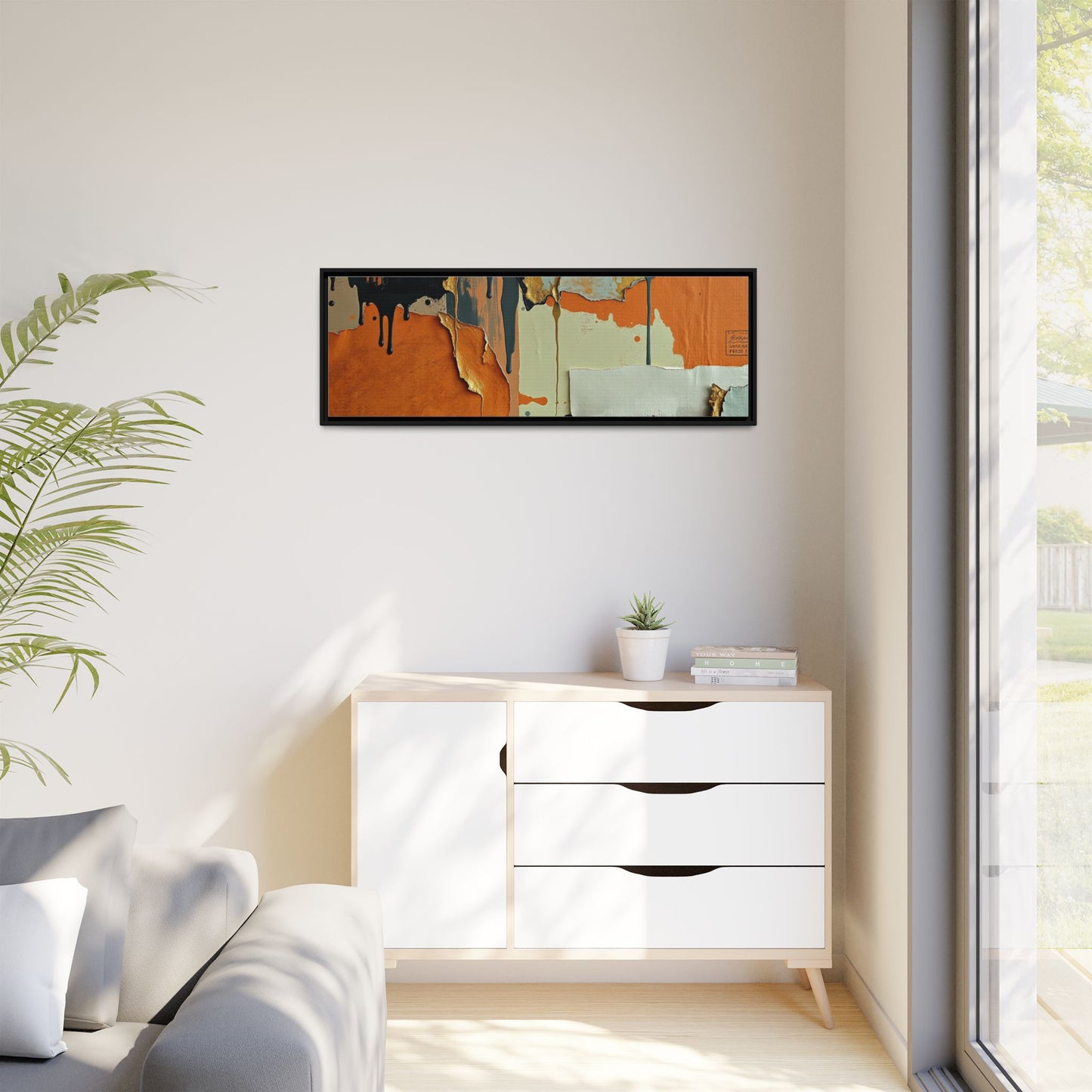Matte Canvas, Framed (Multi-color)