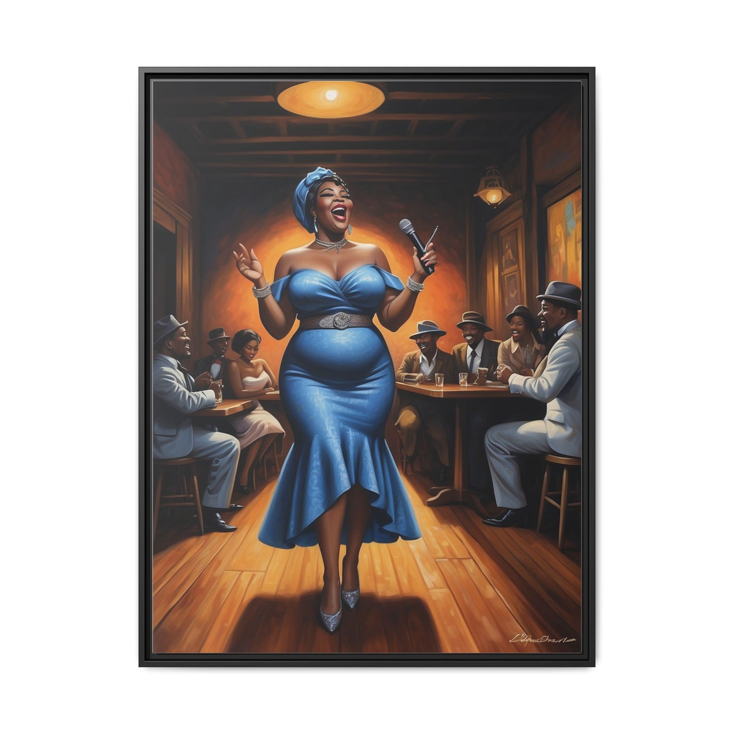Matte Canvas, Framed (Multi-color)