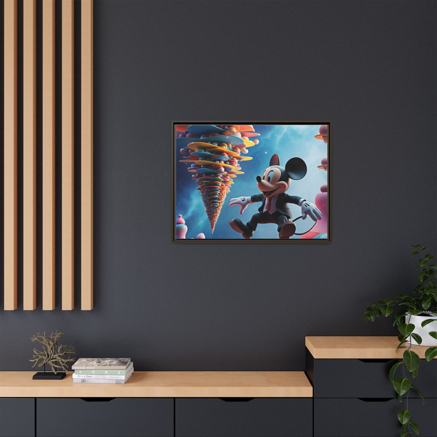 Matte Canvas, Framed (Multi-color)