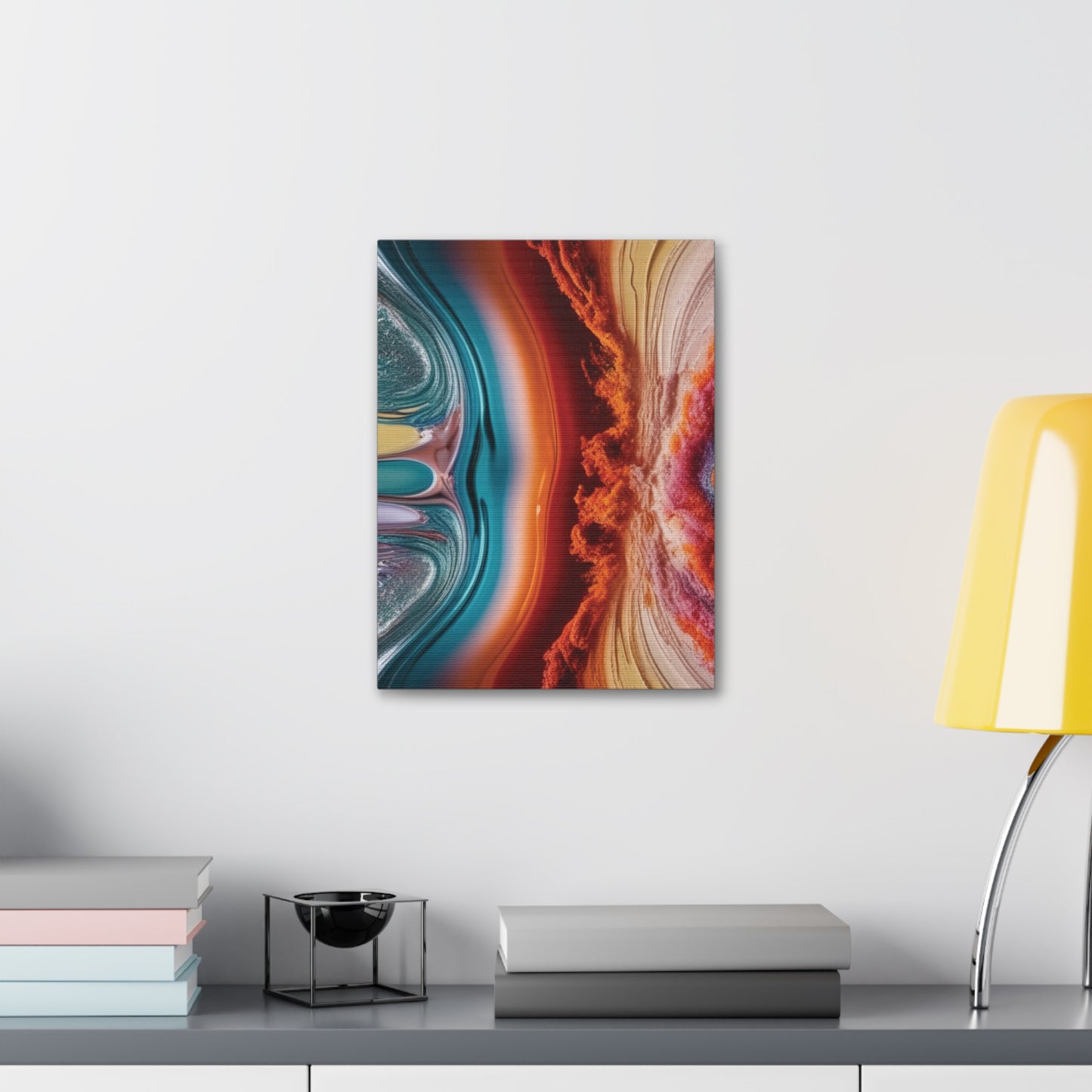 Stunning Abstract Canvas Art - 15" Stretched Wall Decor