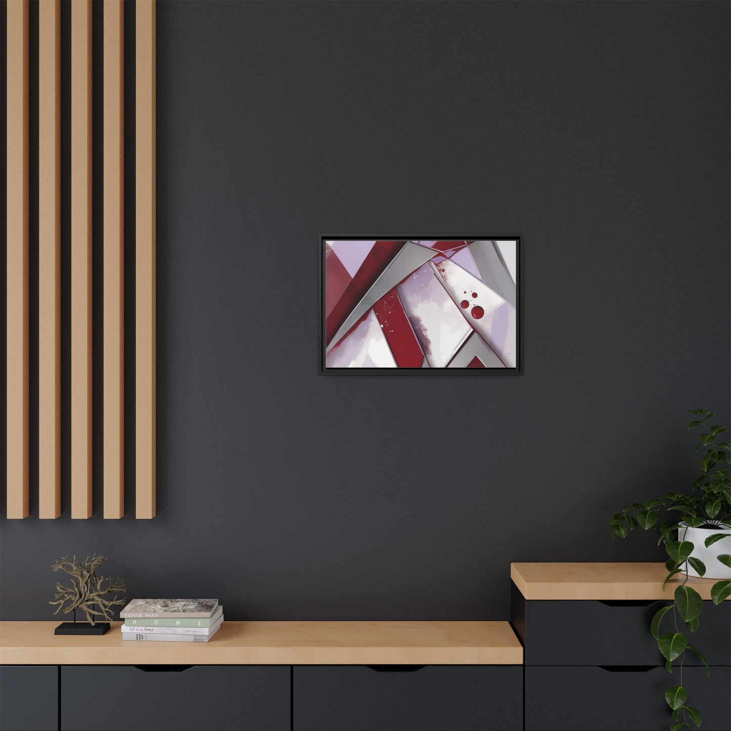 Matte Canvas, Framed (Multi-color)