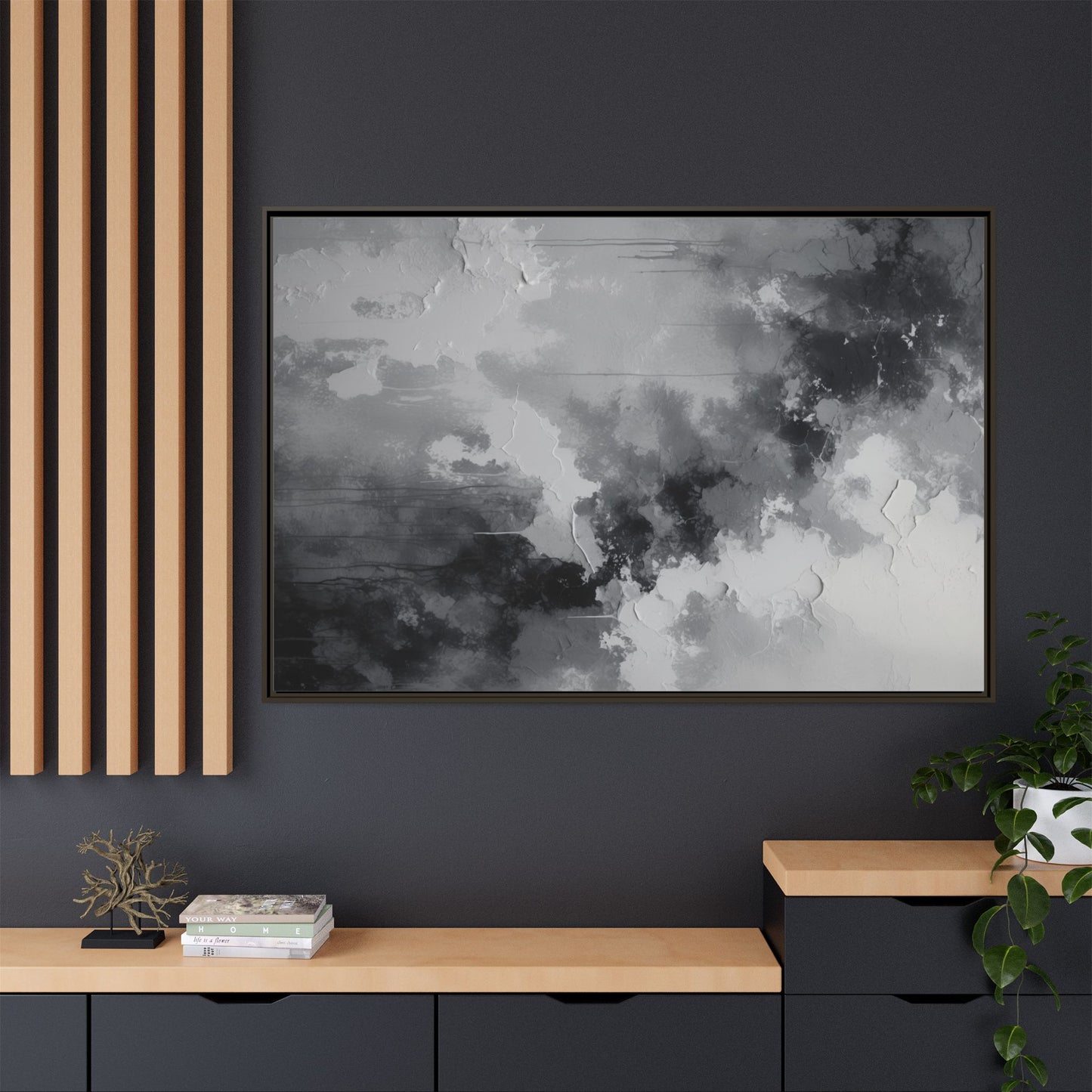 Matte Canvas, Framed (Multi-color)