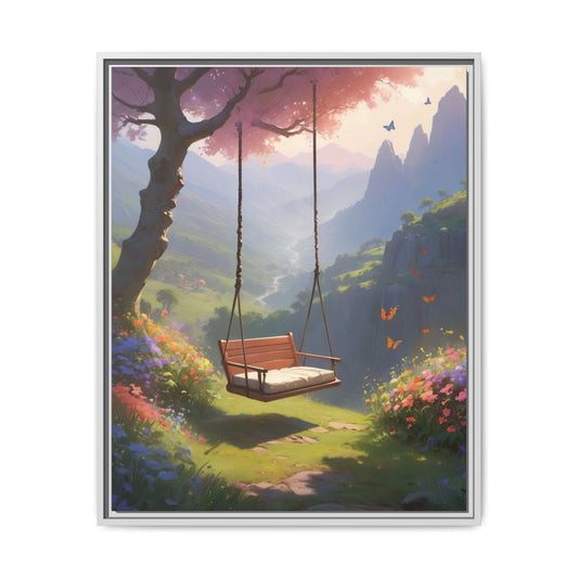 Tranquil Landscape Canvas Print - Framed Wall Art for Nature Lovers