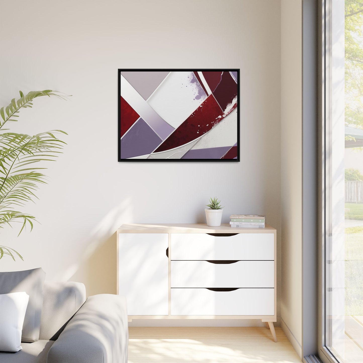 Matte Canvas, Framed (Multi-color)