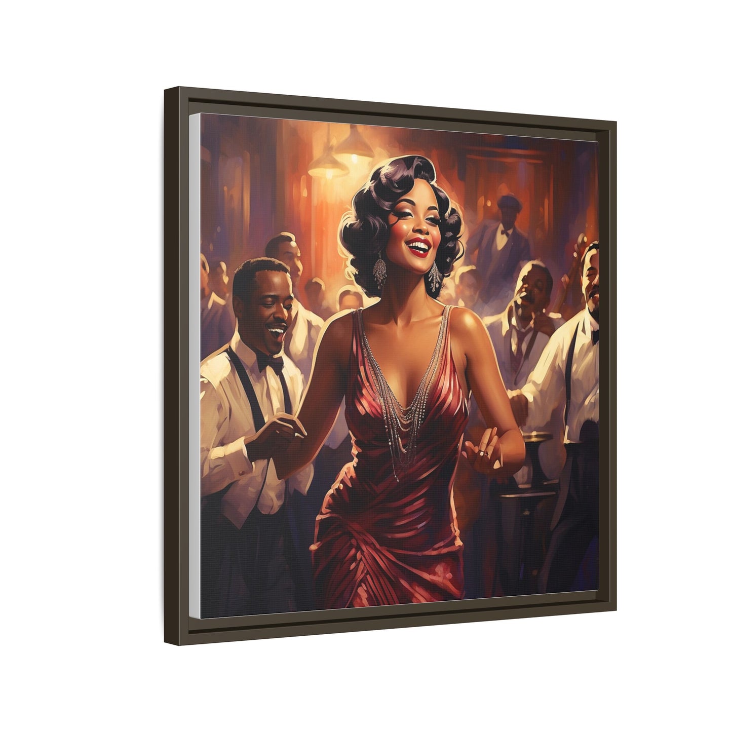 Matte Canvas, Framed (Multi-color)