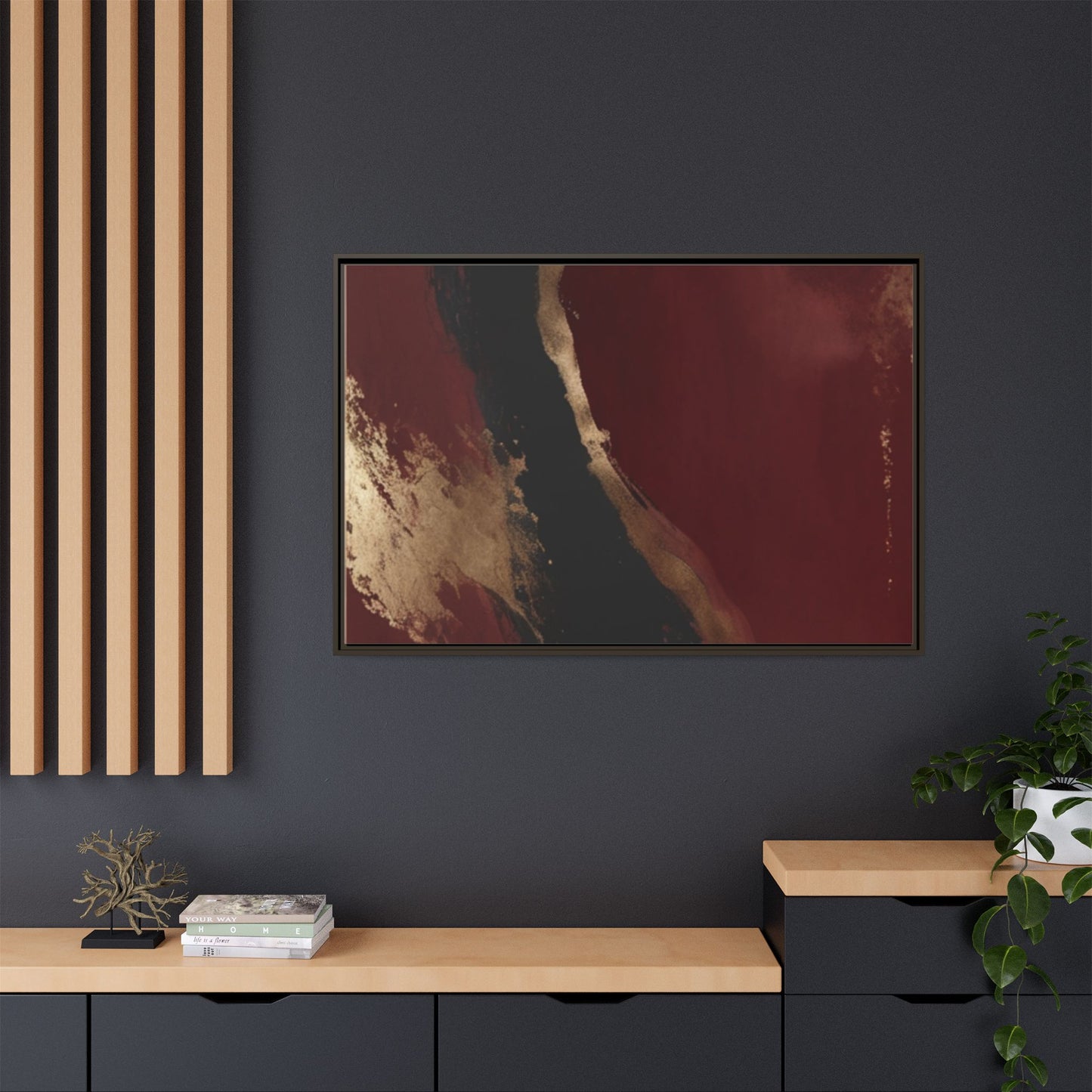 Matte Canvas, Framed (Multi-color)