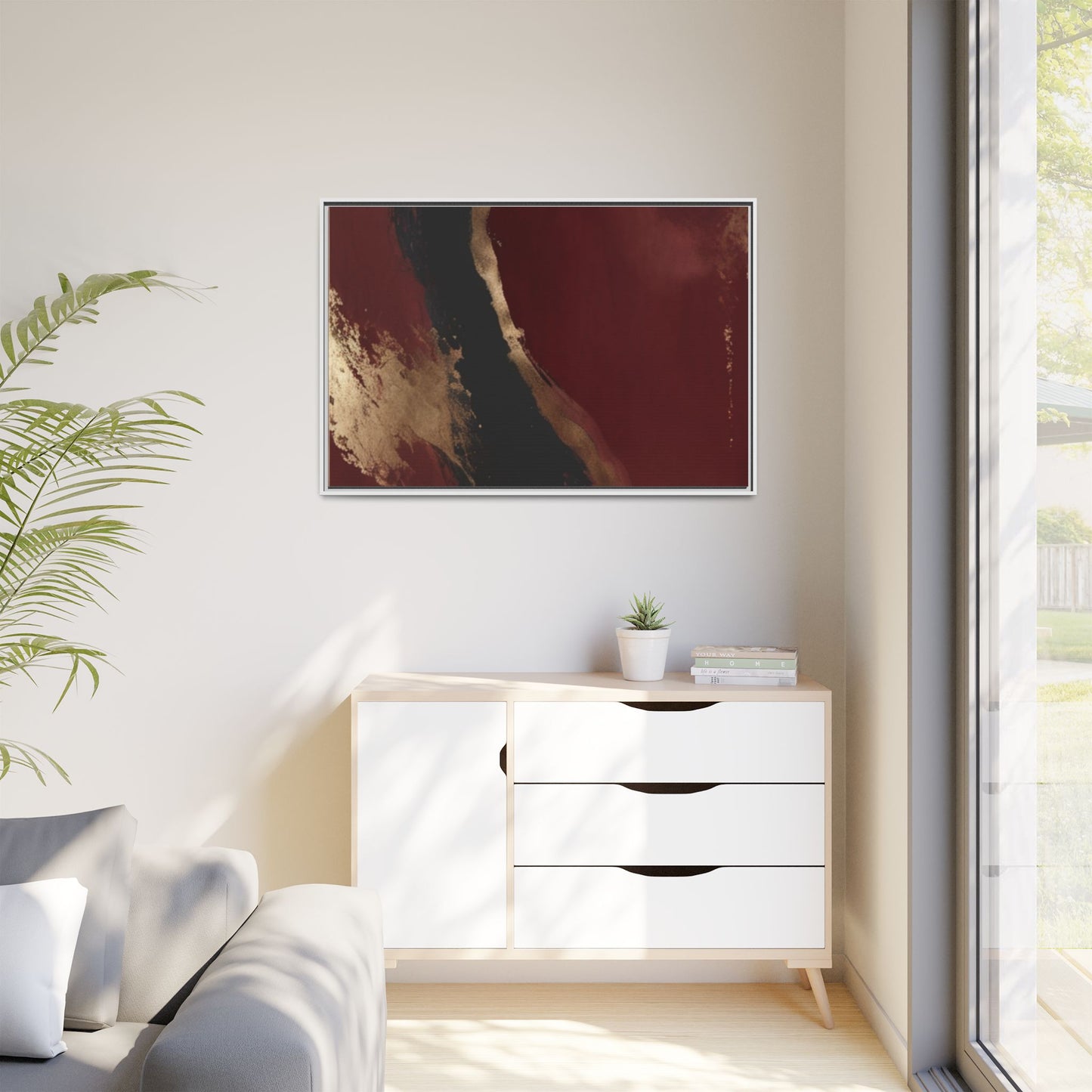 Matte Canvas, Framed (Multi-color)