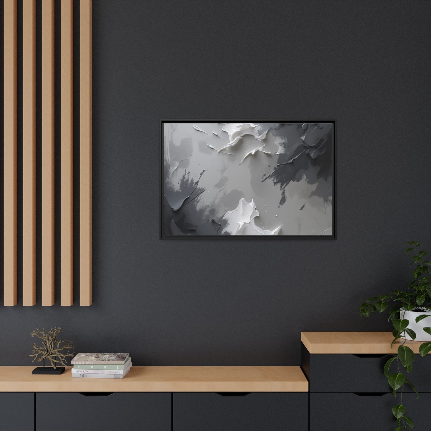 Matte Canvas, Framed (Multi-color)