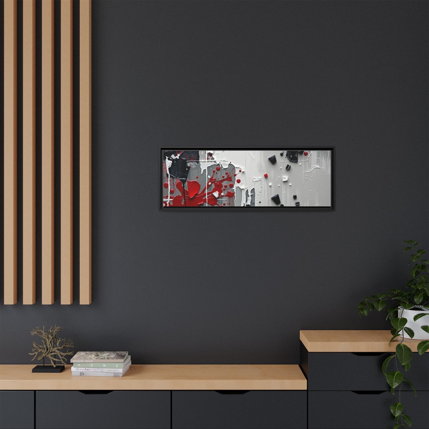 Matte Canvas, Framed (Multi-color)
