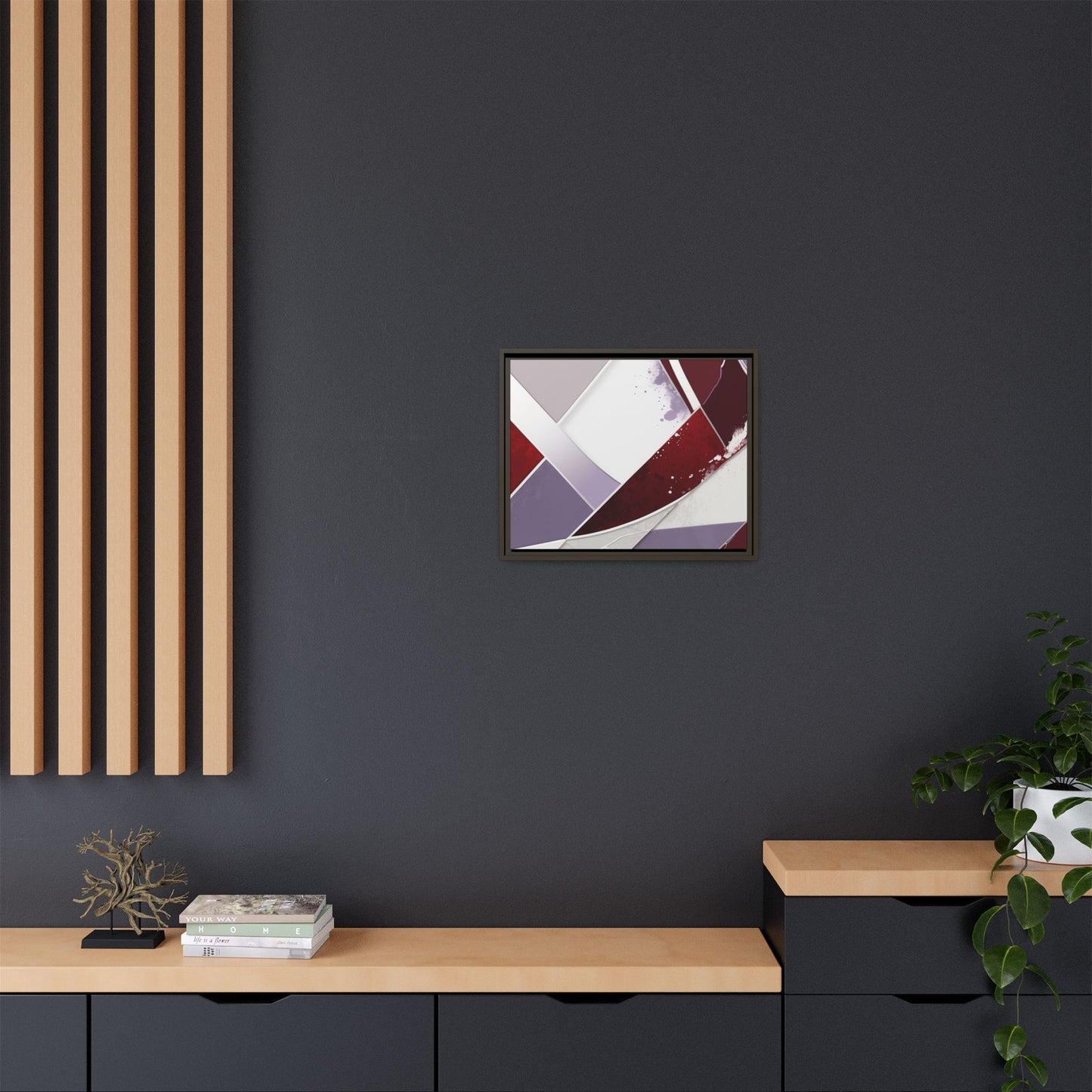 Matte Canvas, Framed (Multi-color)