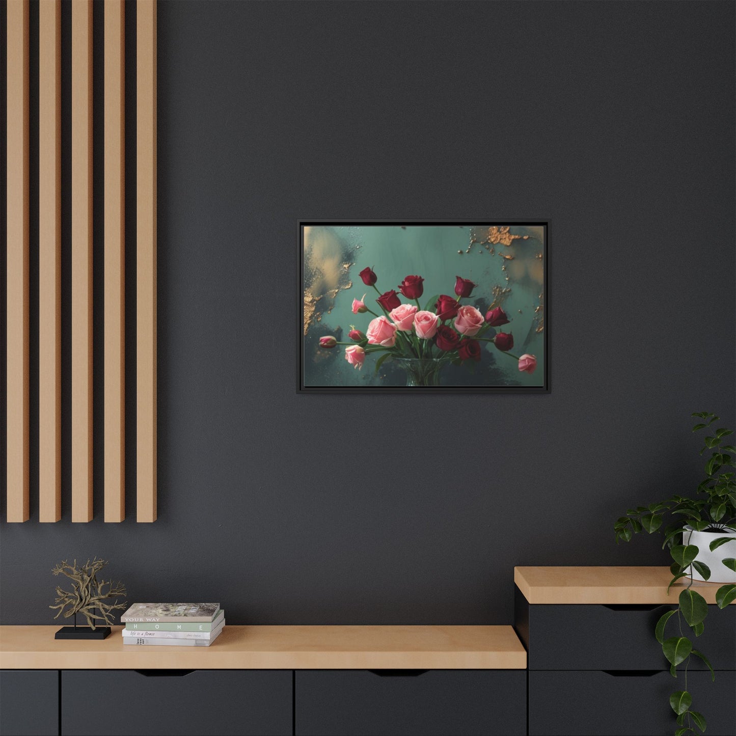 Matte Canvas, Framed (Multi-color)