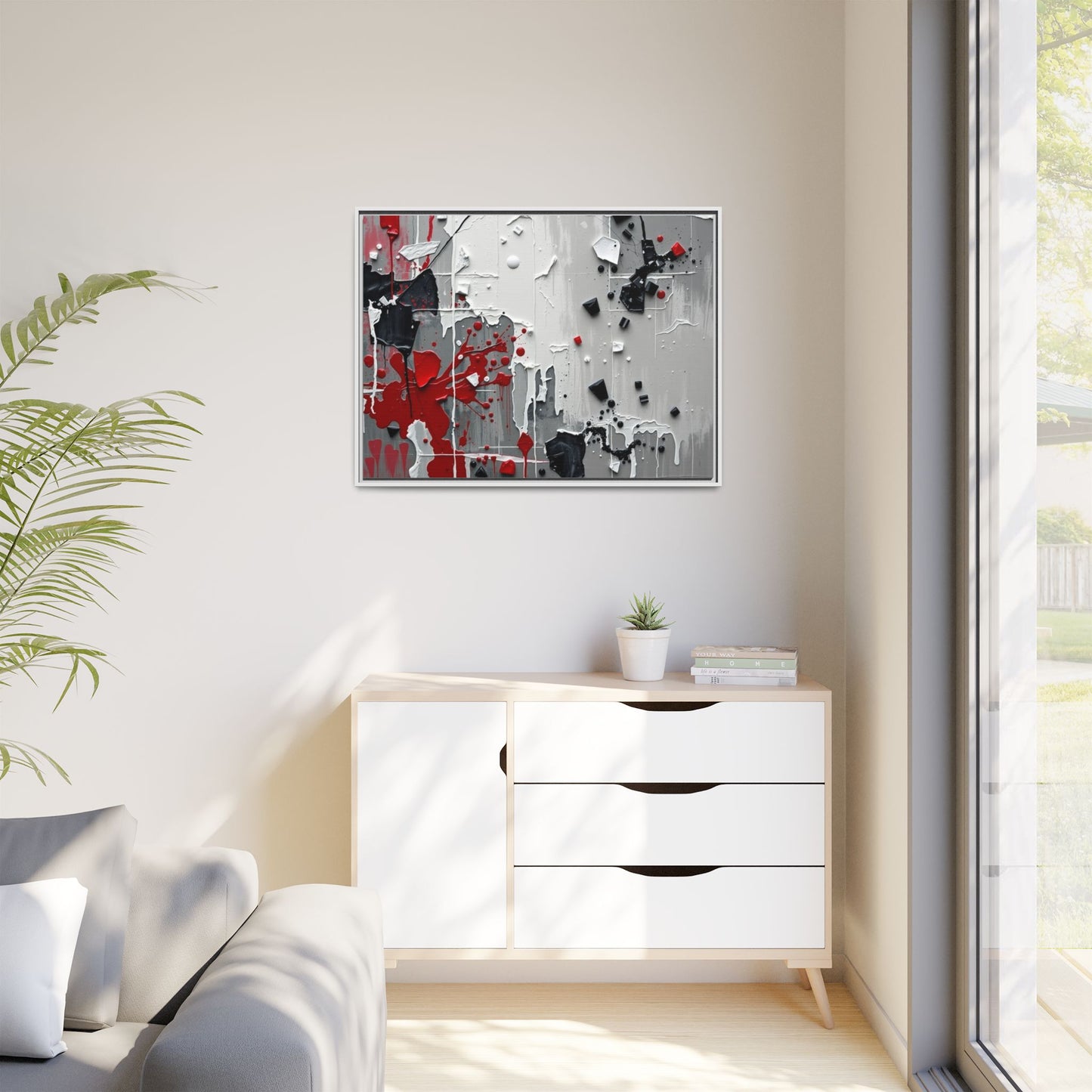 Matte Canvas, Framed (Multi-color)