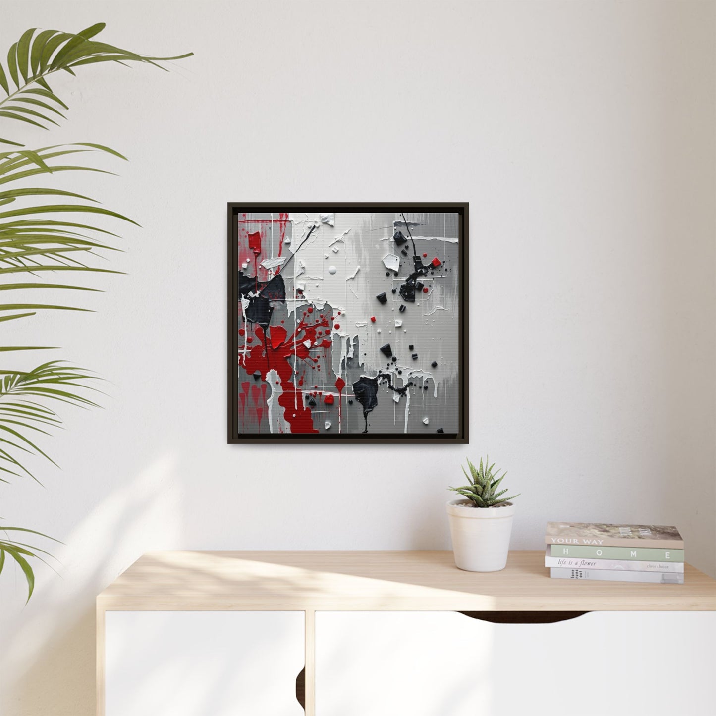 Matte Canvas, Framed (Multi-color)