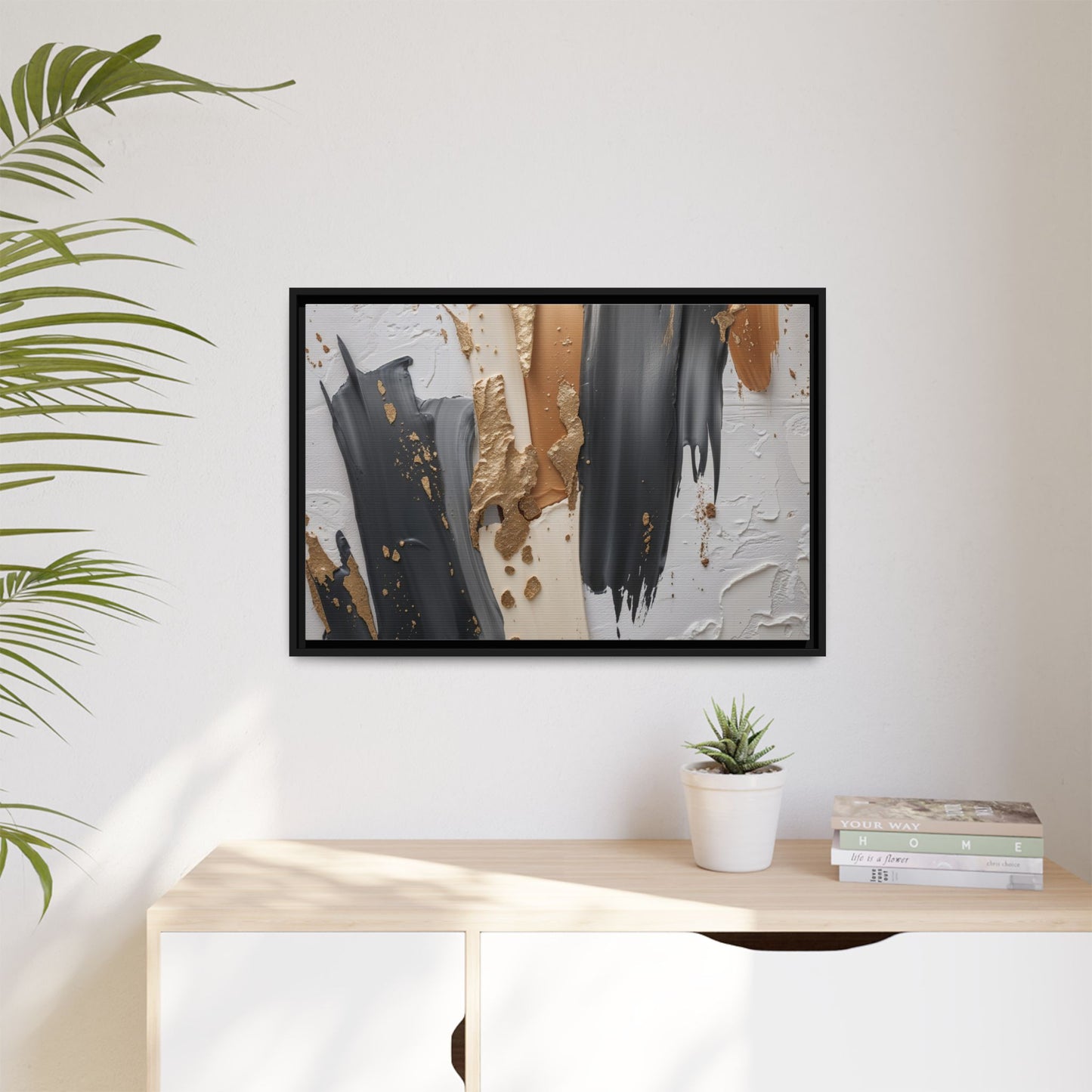 Matte Canvas, Framed (Multi-color)