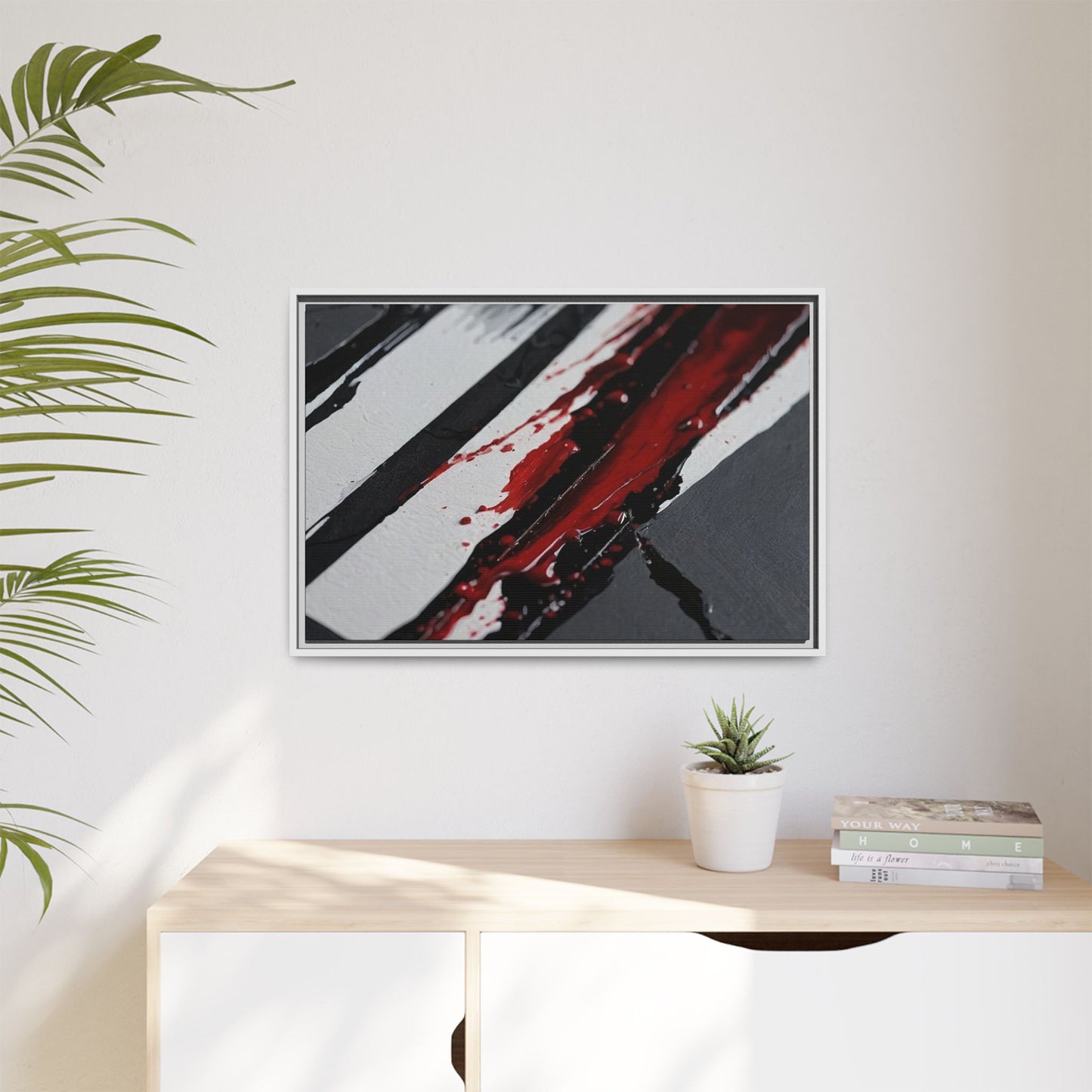 Matte Canvas, Framed (Multi-color)