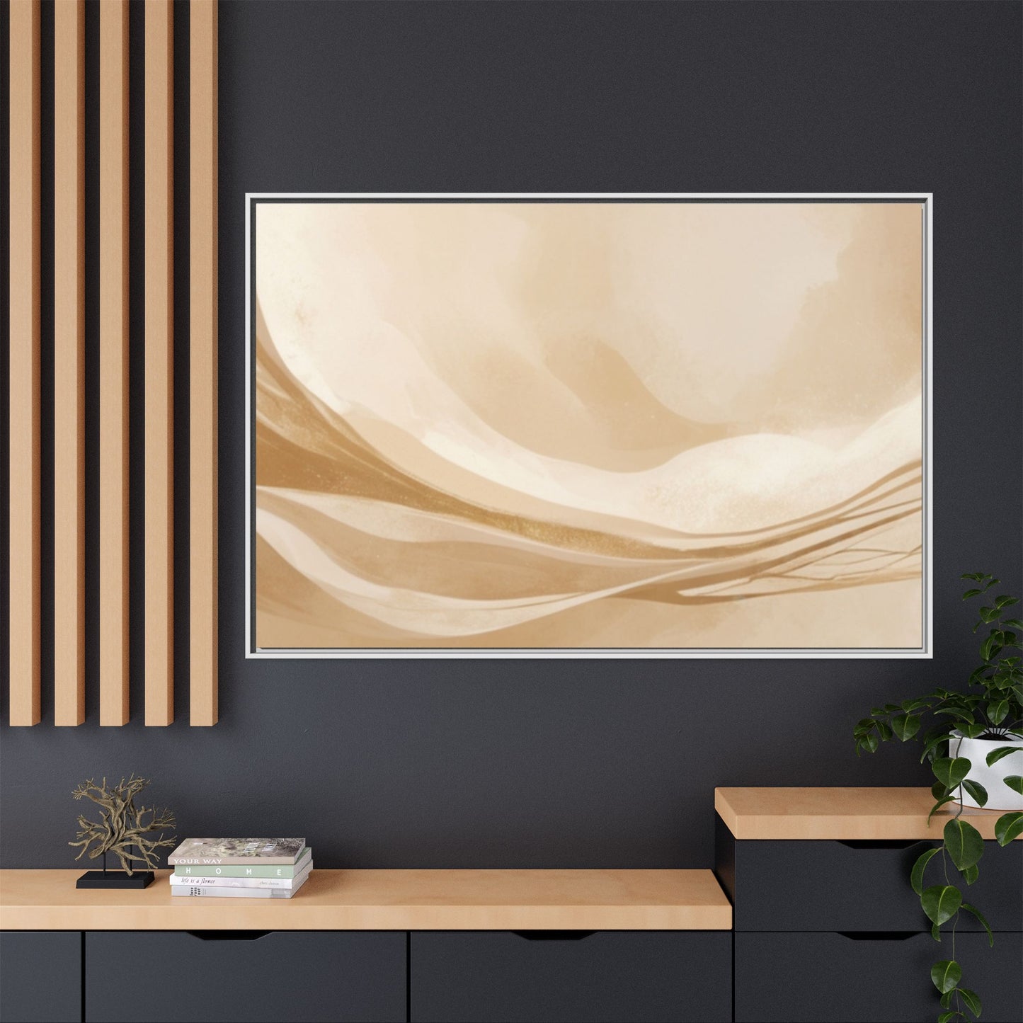 Matte Canvas, Framed (Multi-color)