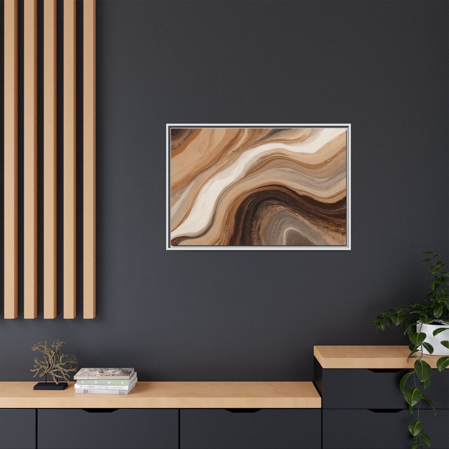 Matte Canvas, Framed (Multi-color)