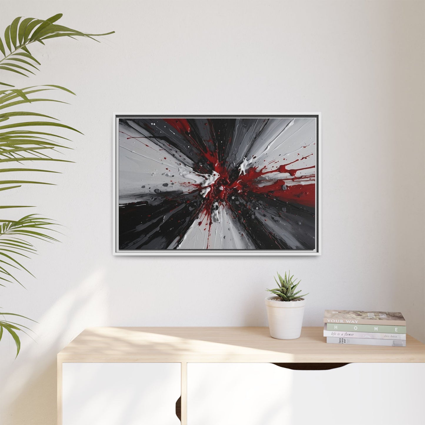Matte Canvas, Framed (Multi-color)