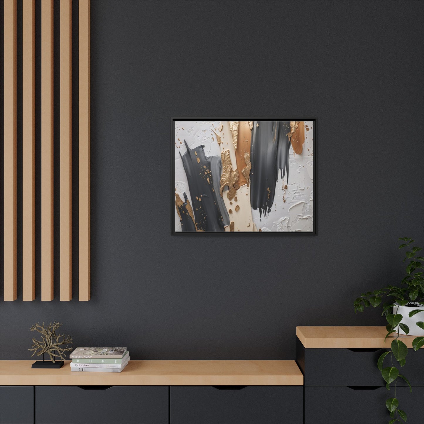 Matte Canvas, Framed (Multi-color)