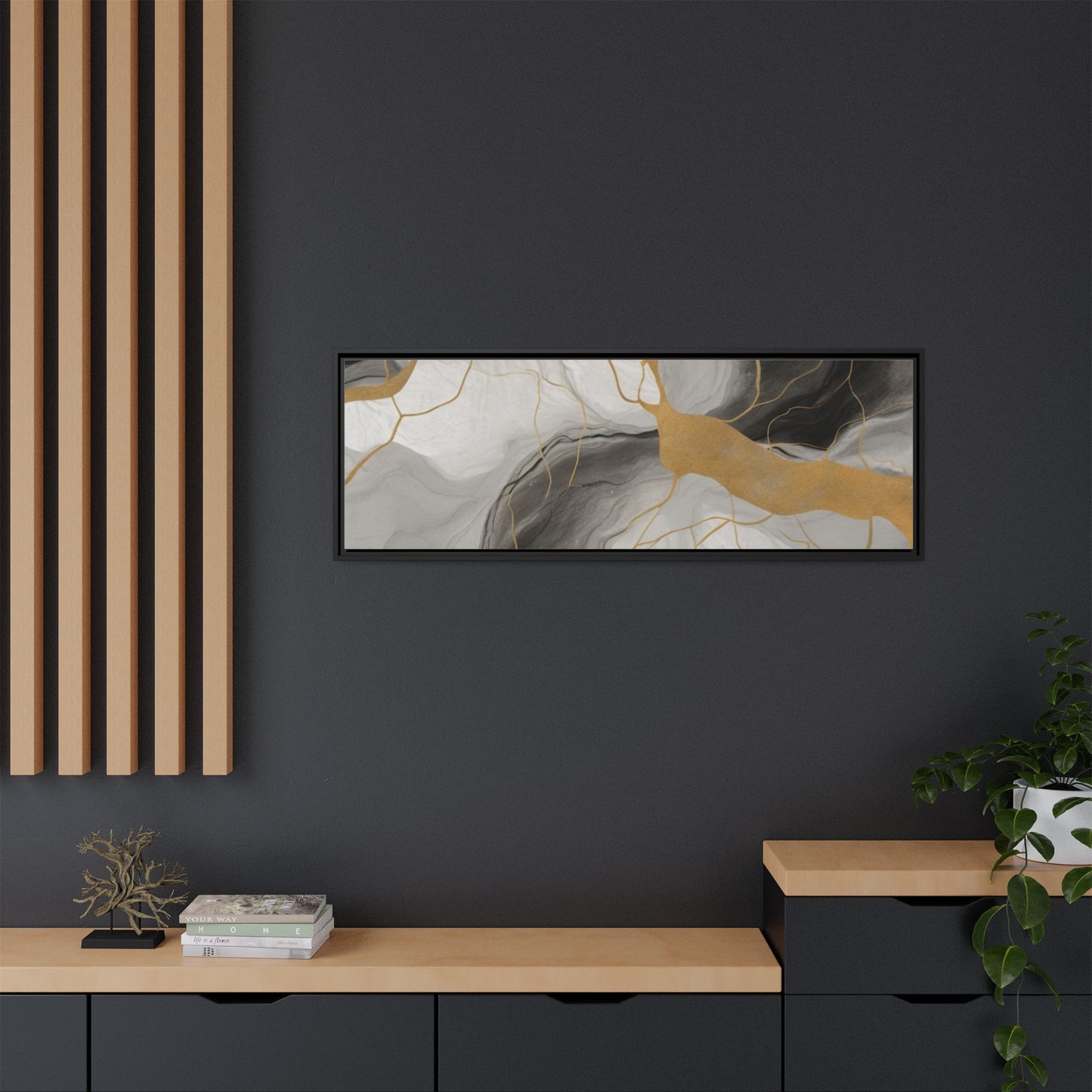 Matte Canvas, Framed (Multi-color)