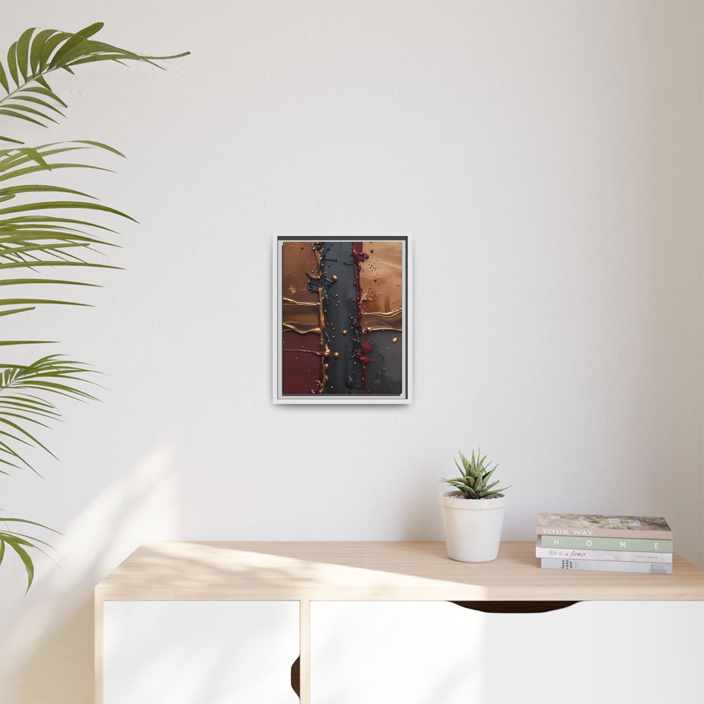 Matte Canvas, Framed (Multi-color)
