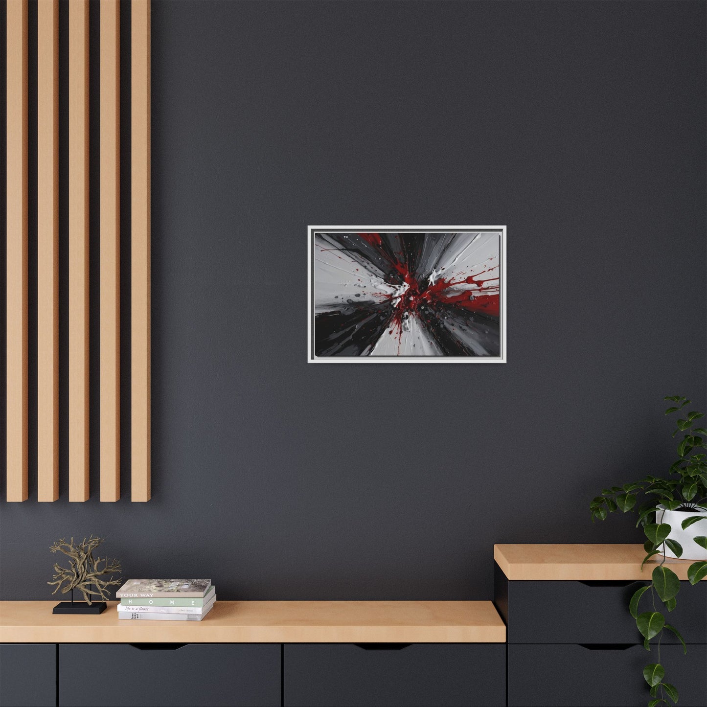 Matte Canvas, Framed (Multi-color)