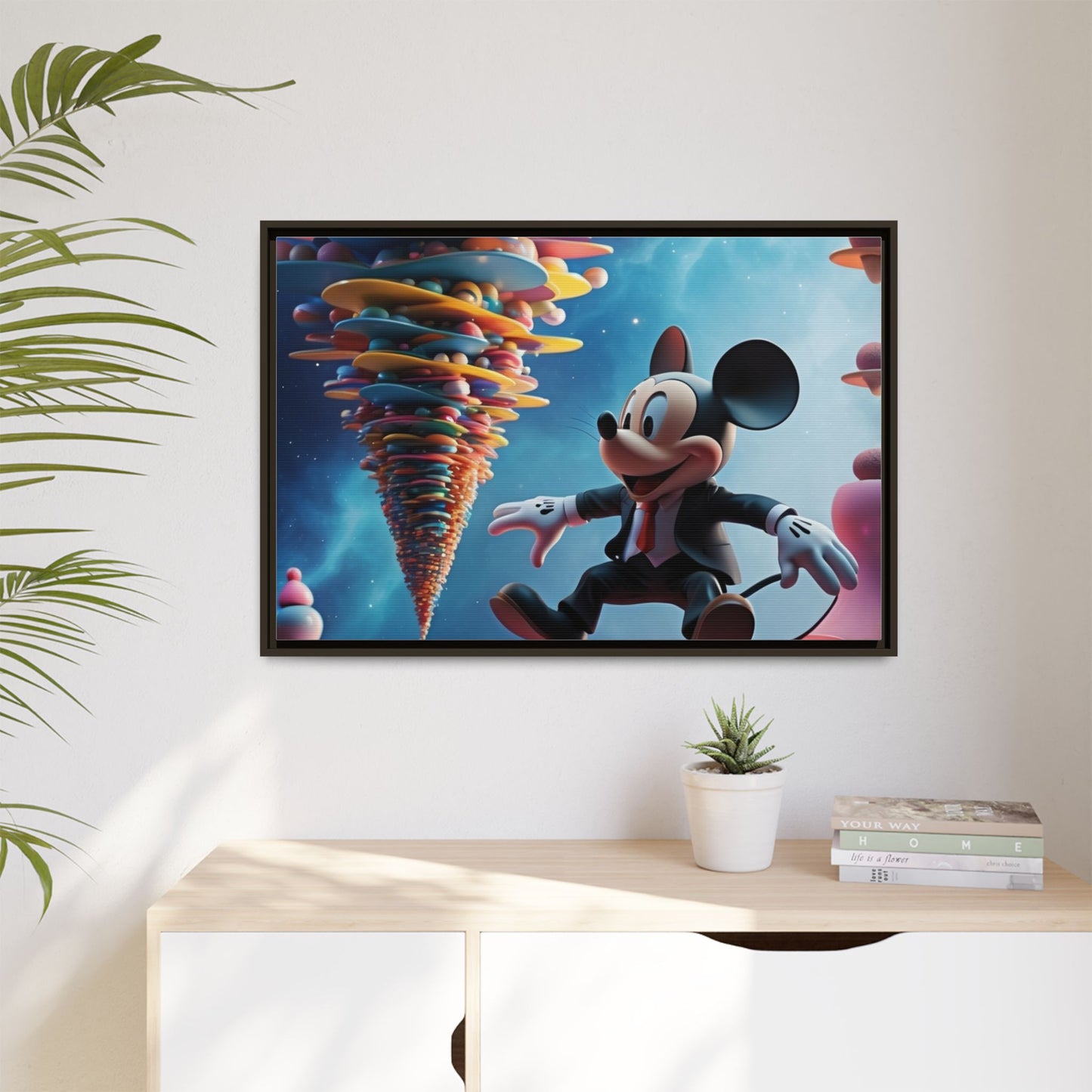 Matte Canvas, Framed (Multi-color)
