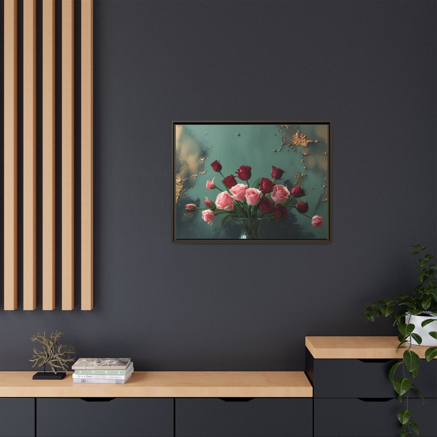 Matte Canvas, Framed (Multi-color)
