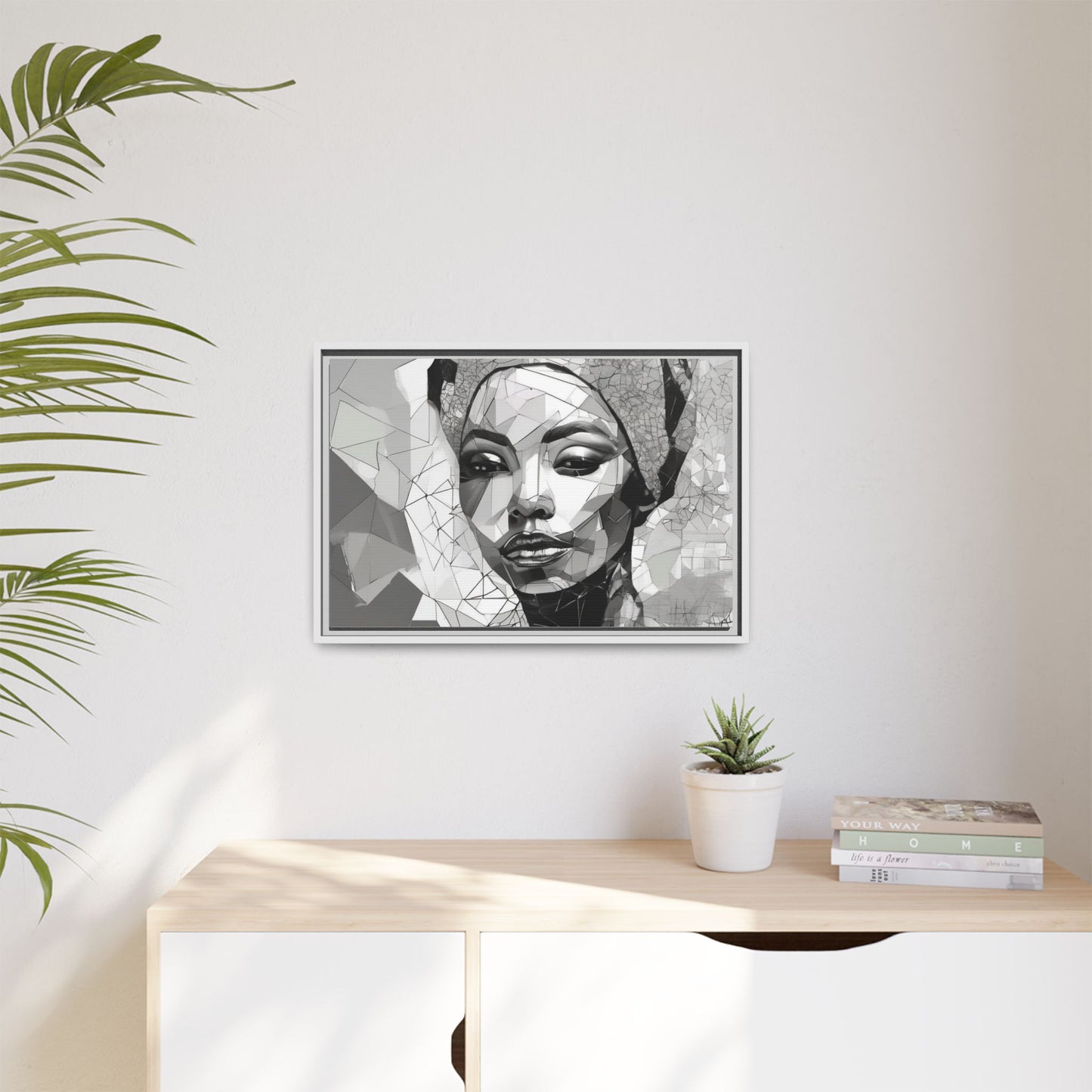 Fractured Grace: Portrait in Prism