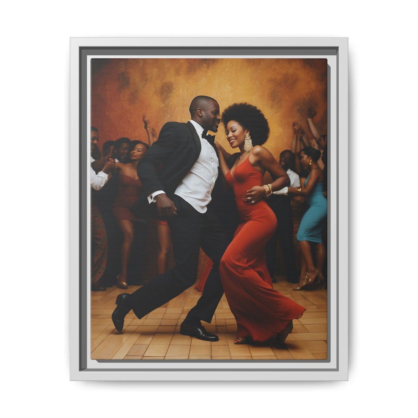 Matte Canvas, Framed (Multi-color)