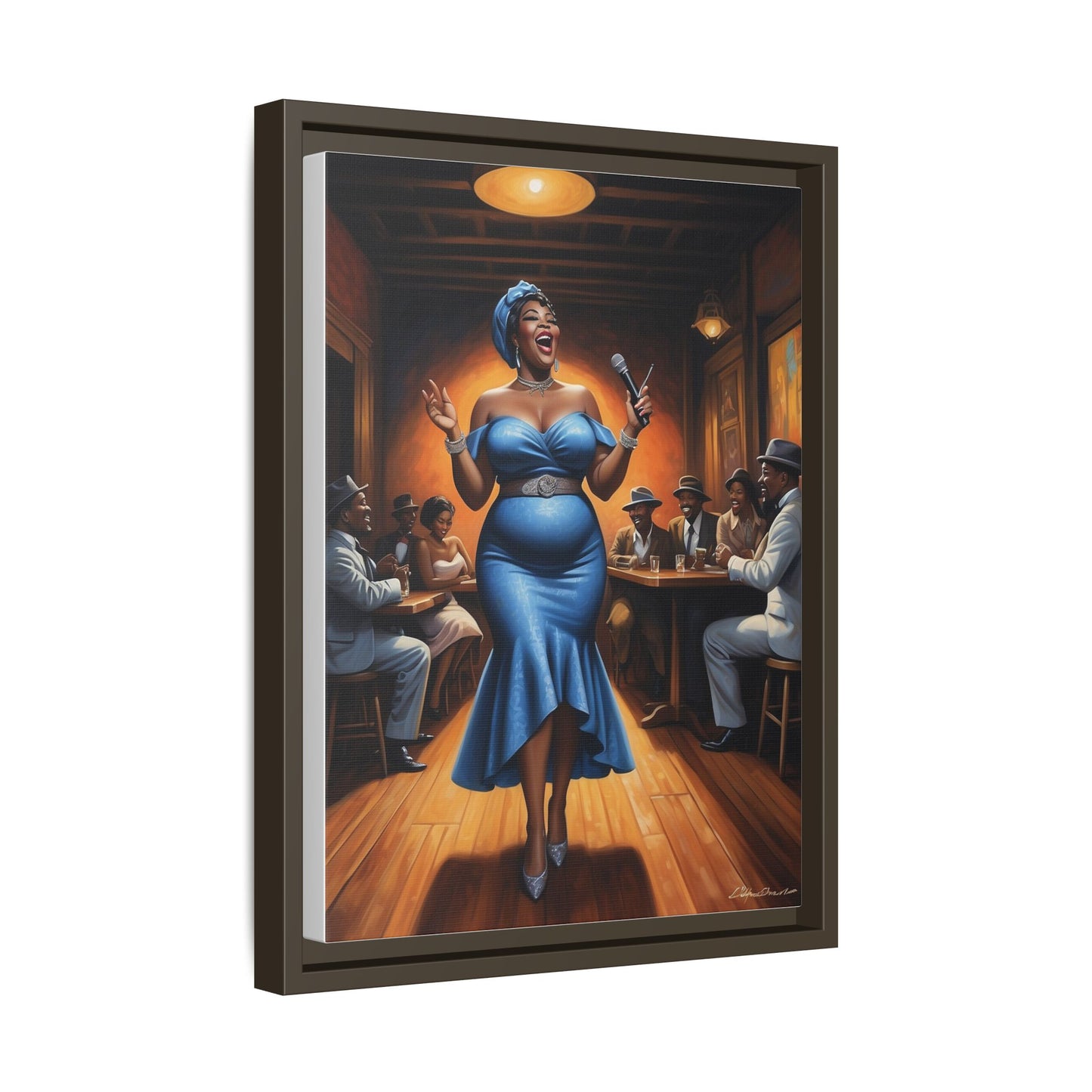 Matte Canvas, Framed (Multi-color)