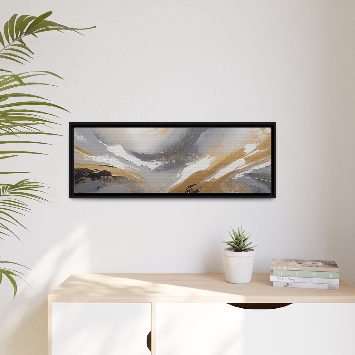 Matte Canvas, Framed (Multi-color)