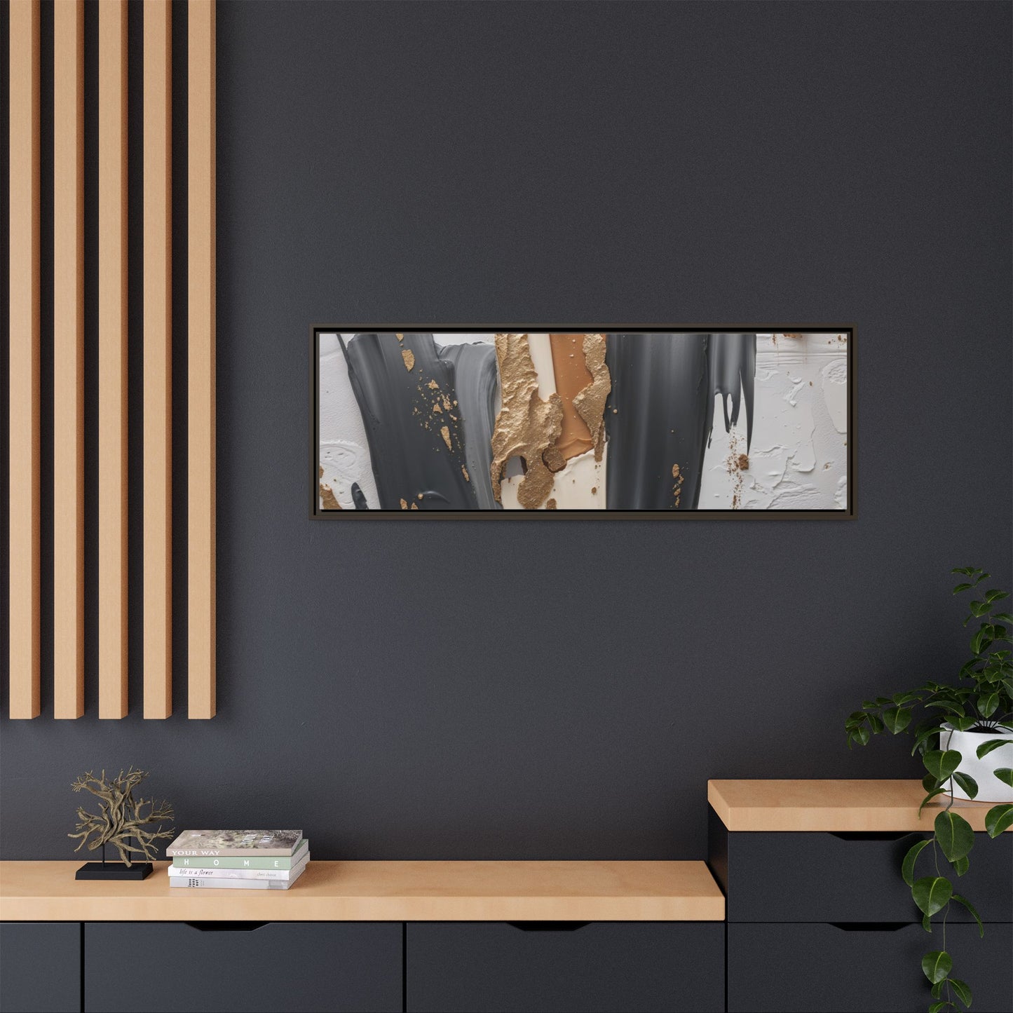 Matte Canvas, Framed (Multi-color)