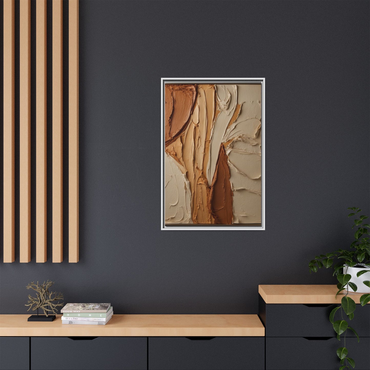 Matte Canvas, Framed (Multi-color)